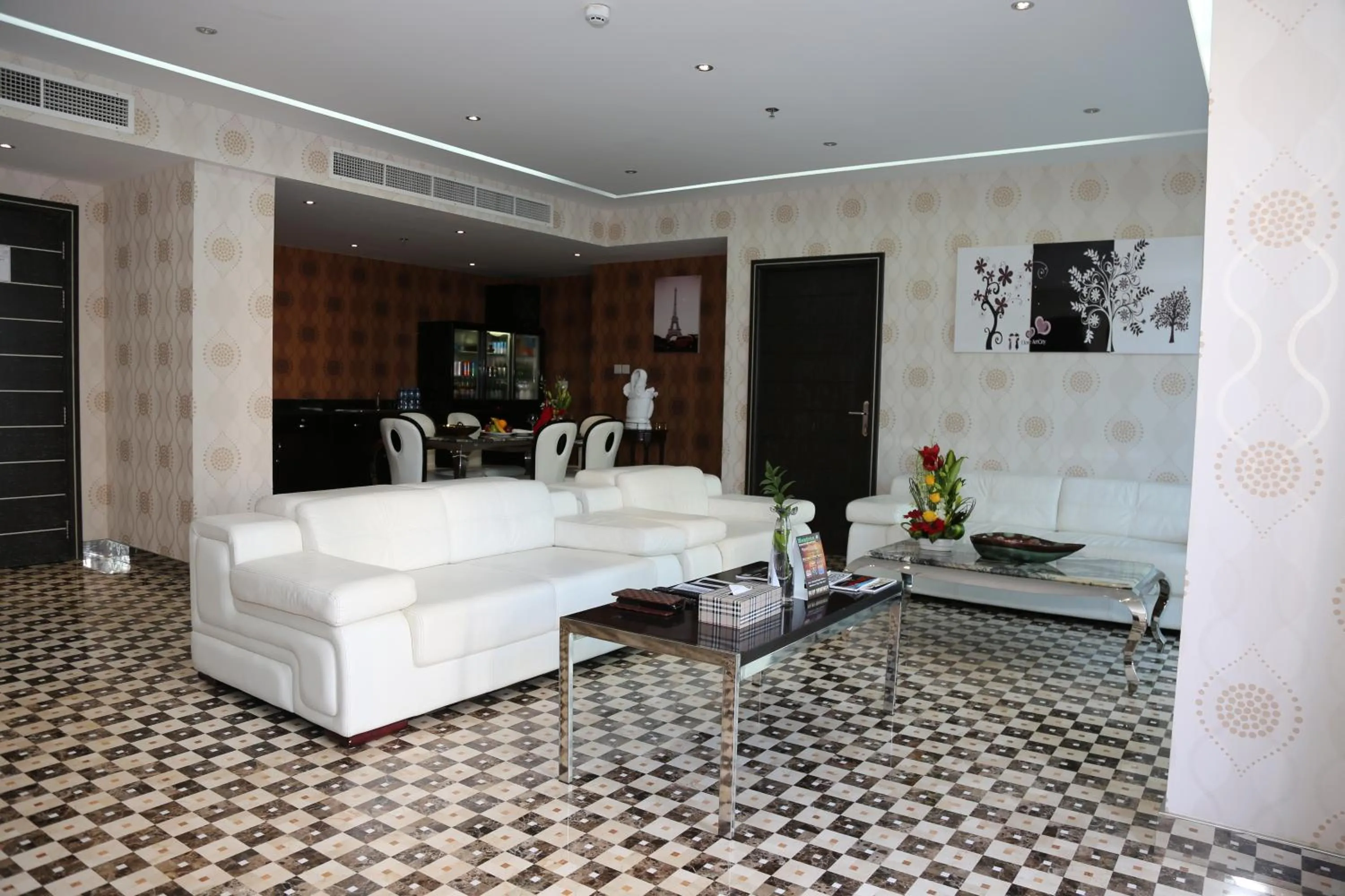 Living room in The Olive Hotel, Juffair