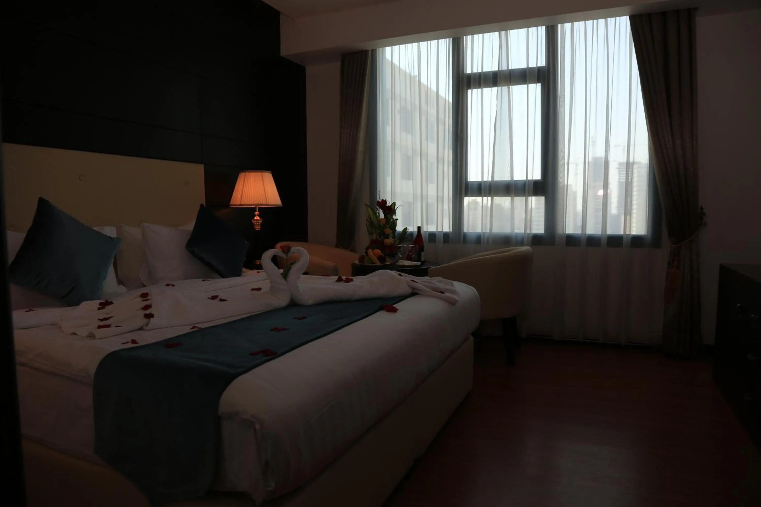 City view, Bed in The Olive Hotel, Juffair