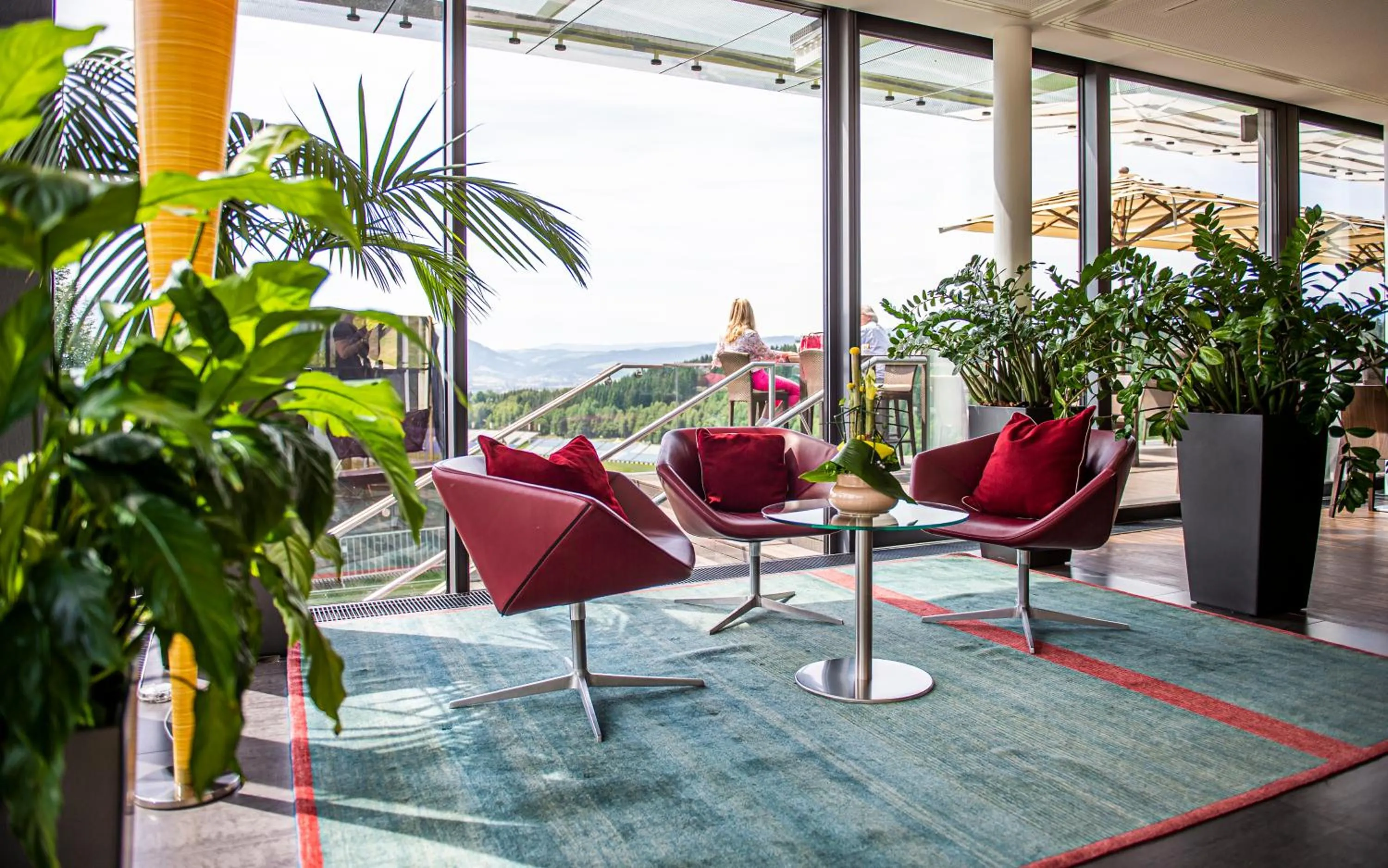 Seating area in TAUROA Schönberghof Spielberg