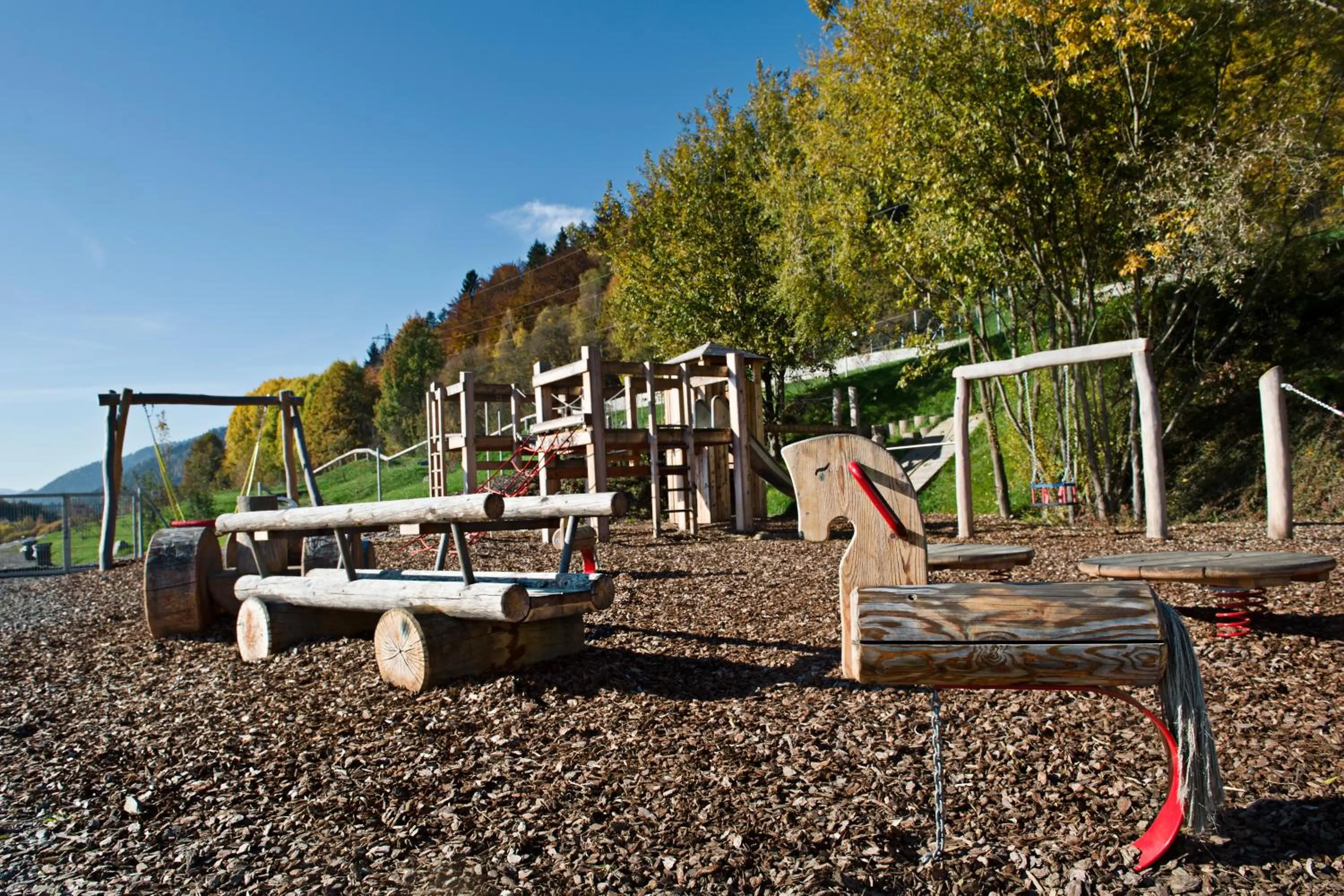 Children play ground in TAUROA Schönberghof Spielberg