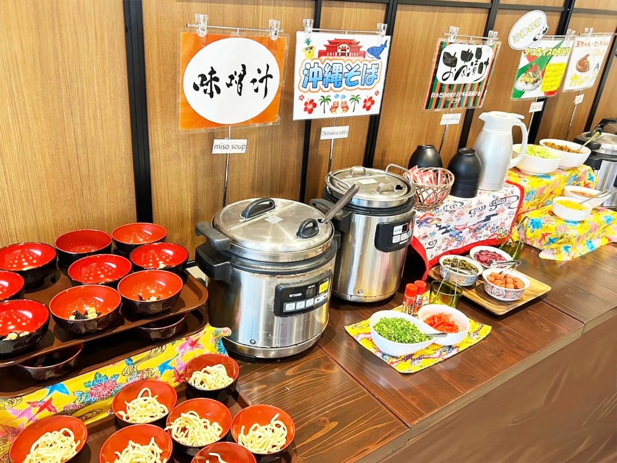 Buffet breakfast in Green Rich Hotel & Capsule Naha - Artificial hot spring Futamata Yunohana