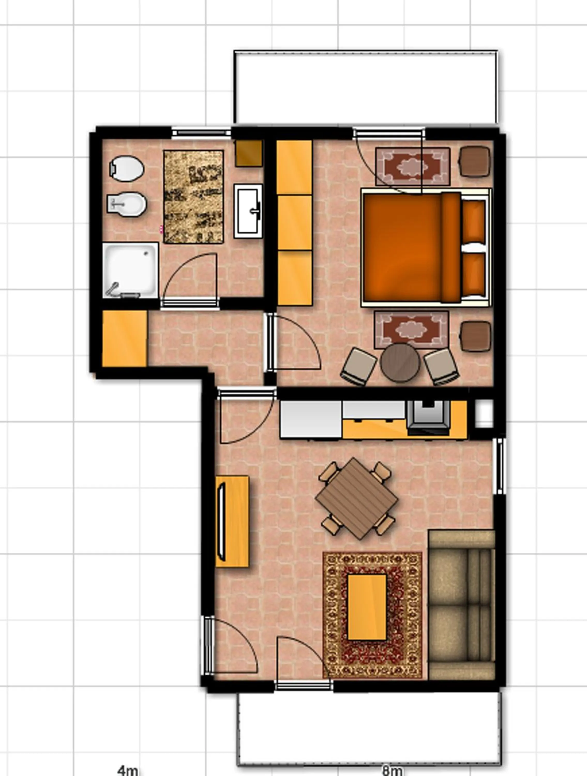 Floor plan in Residence Grand Hotel SIVA - Adults Only