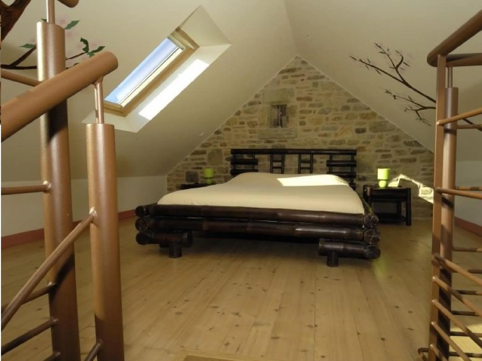 Bedroom, Bed in Domaine de Kerzuat