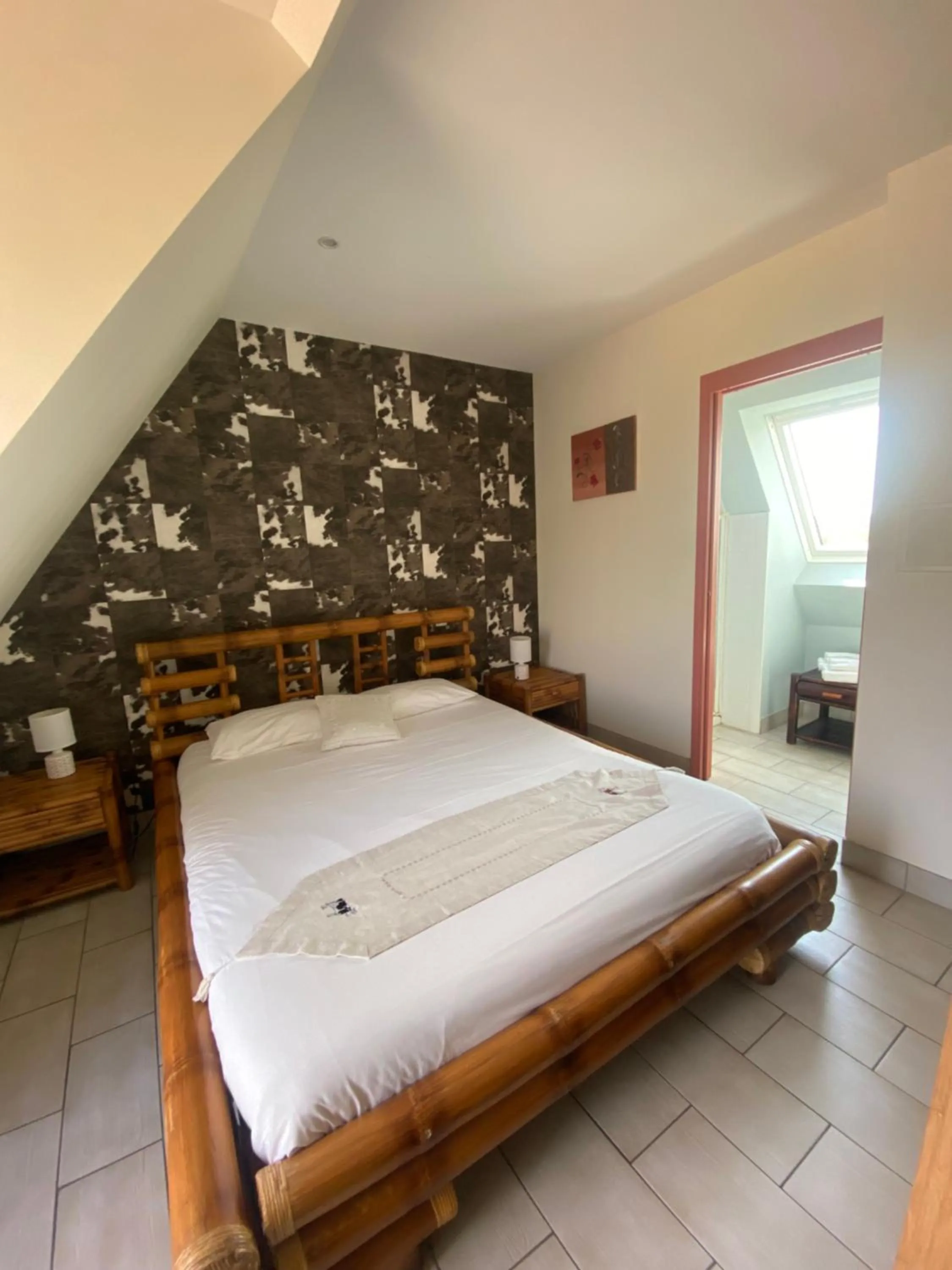 Bedroom, Bed in Domaine de Kerzuat