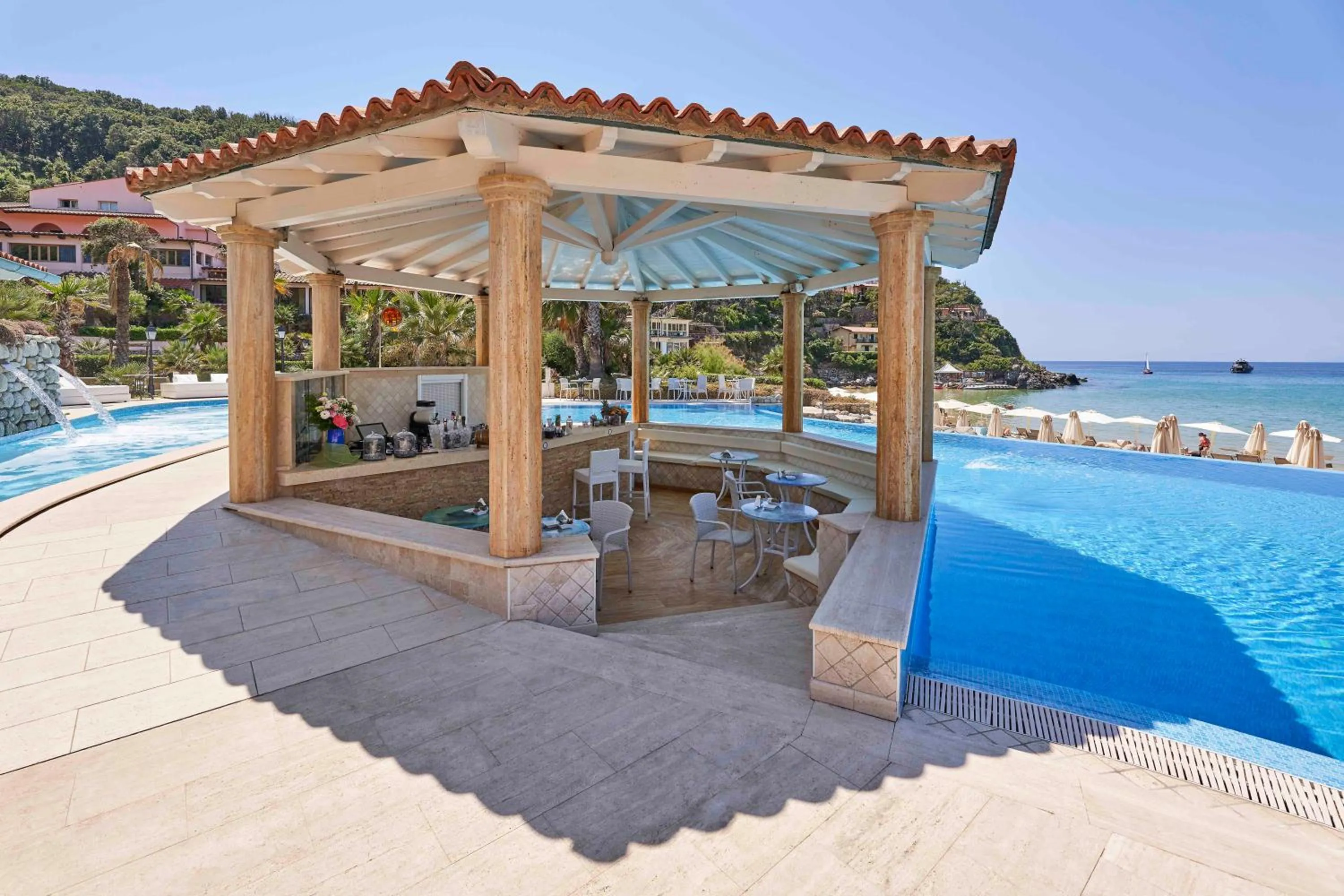 Swimming pool in Hotel Hermitage