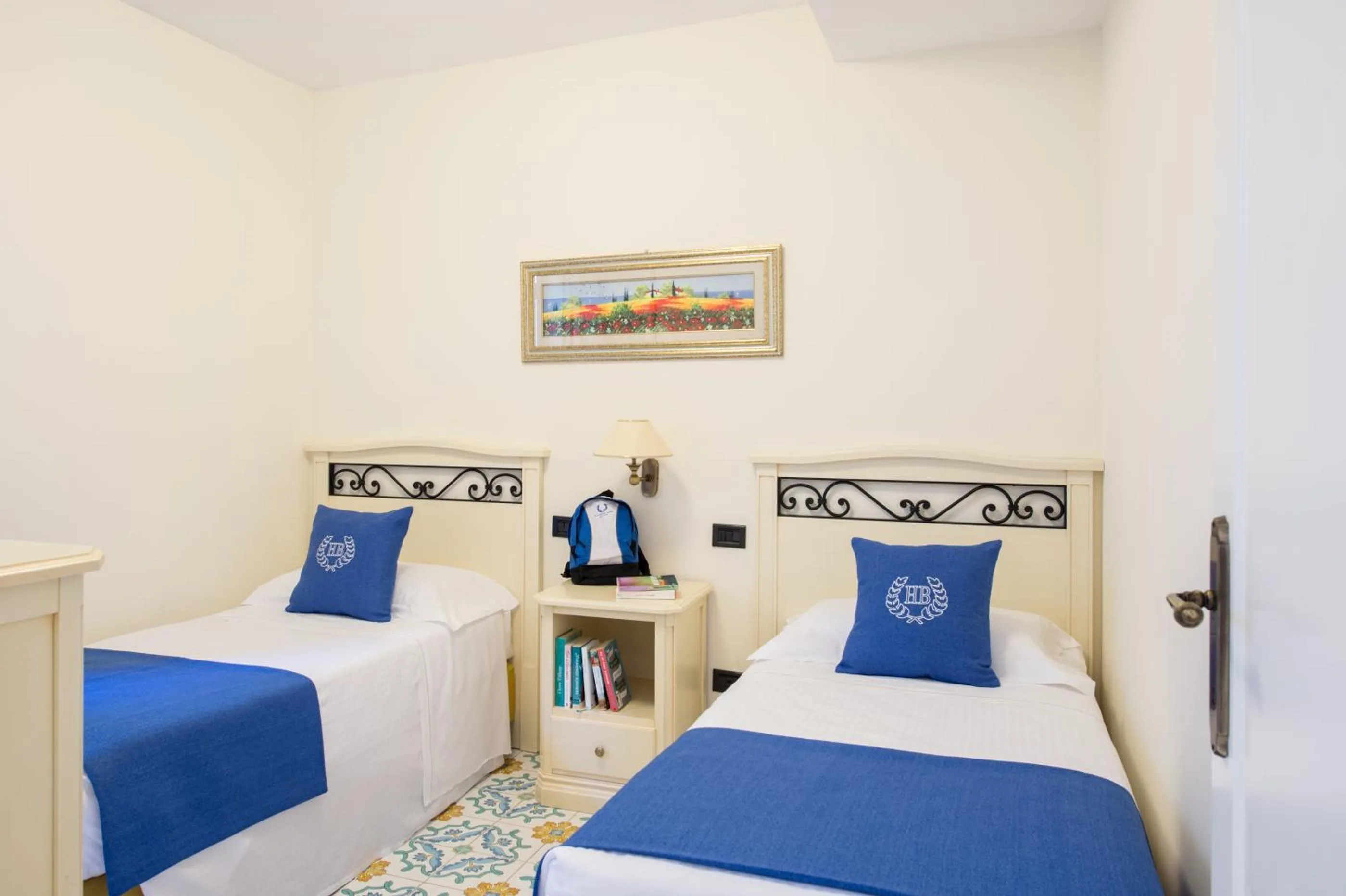 Bed in Hotel Hermitage