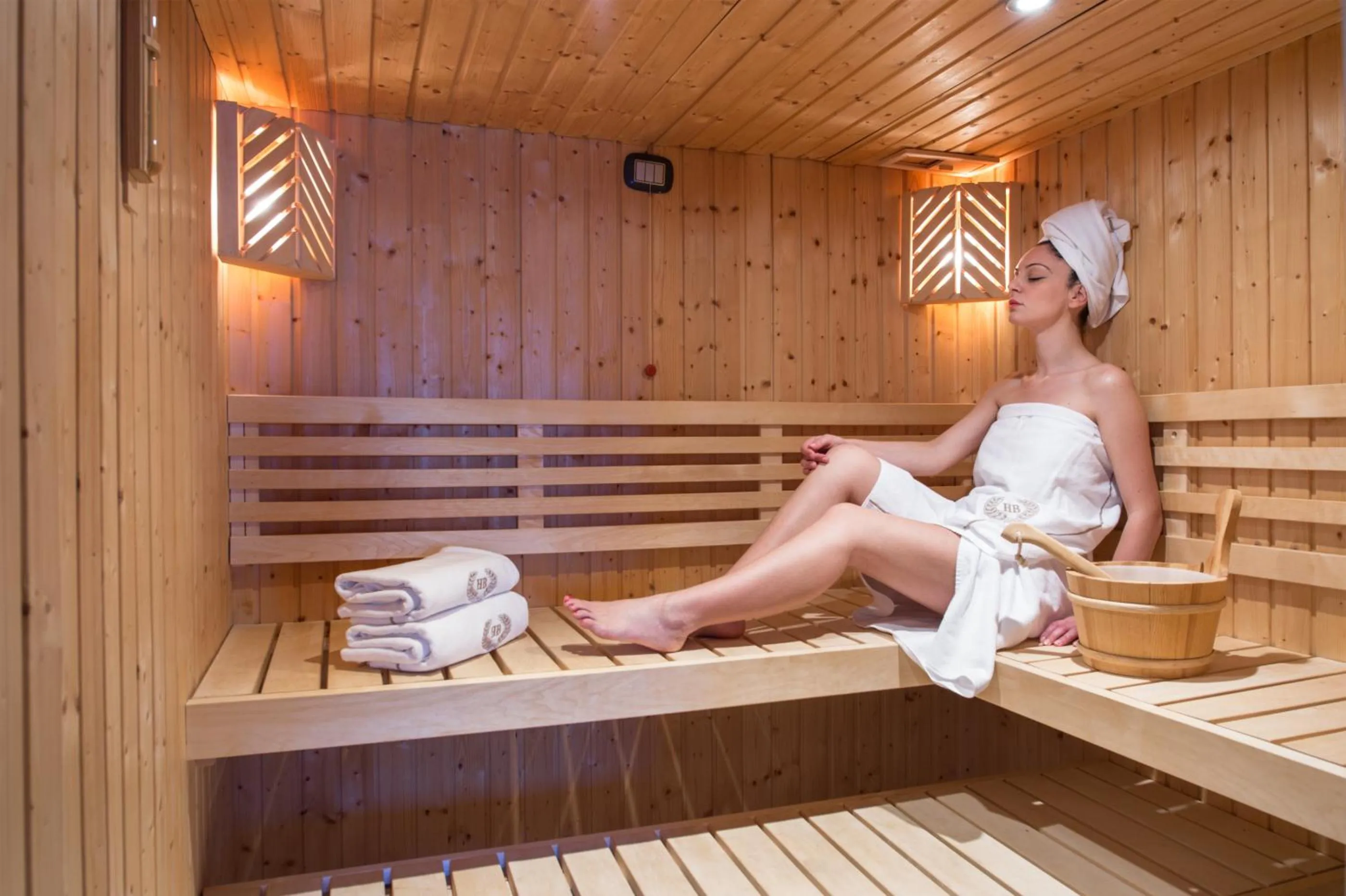 Sauna in Hotel Hermitage