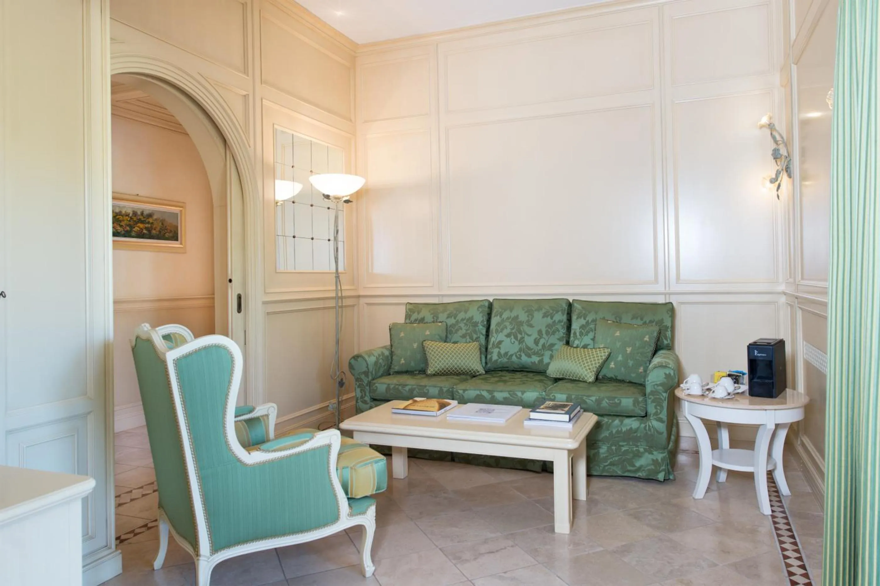 Living room in Hotel Hermitage