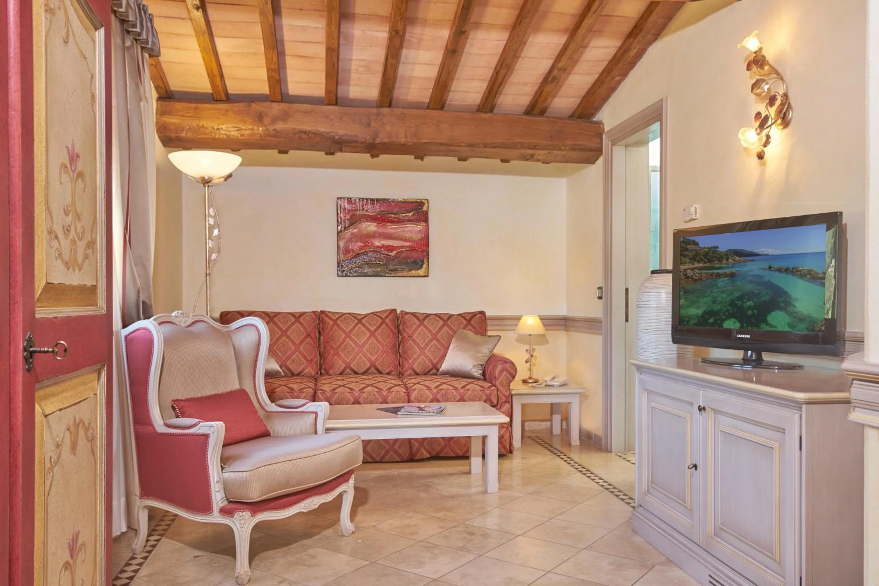 Living room in Hotel Hermitage