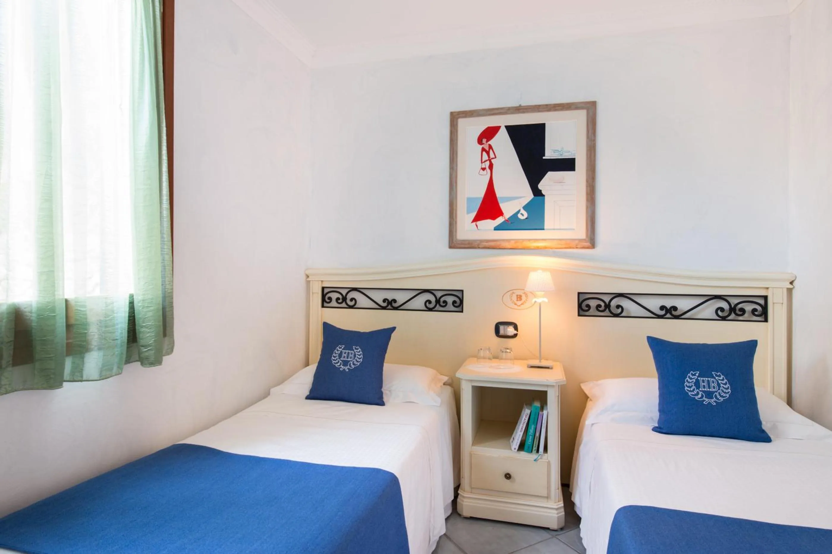 Bed in Hotel Hermitage