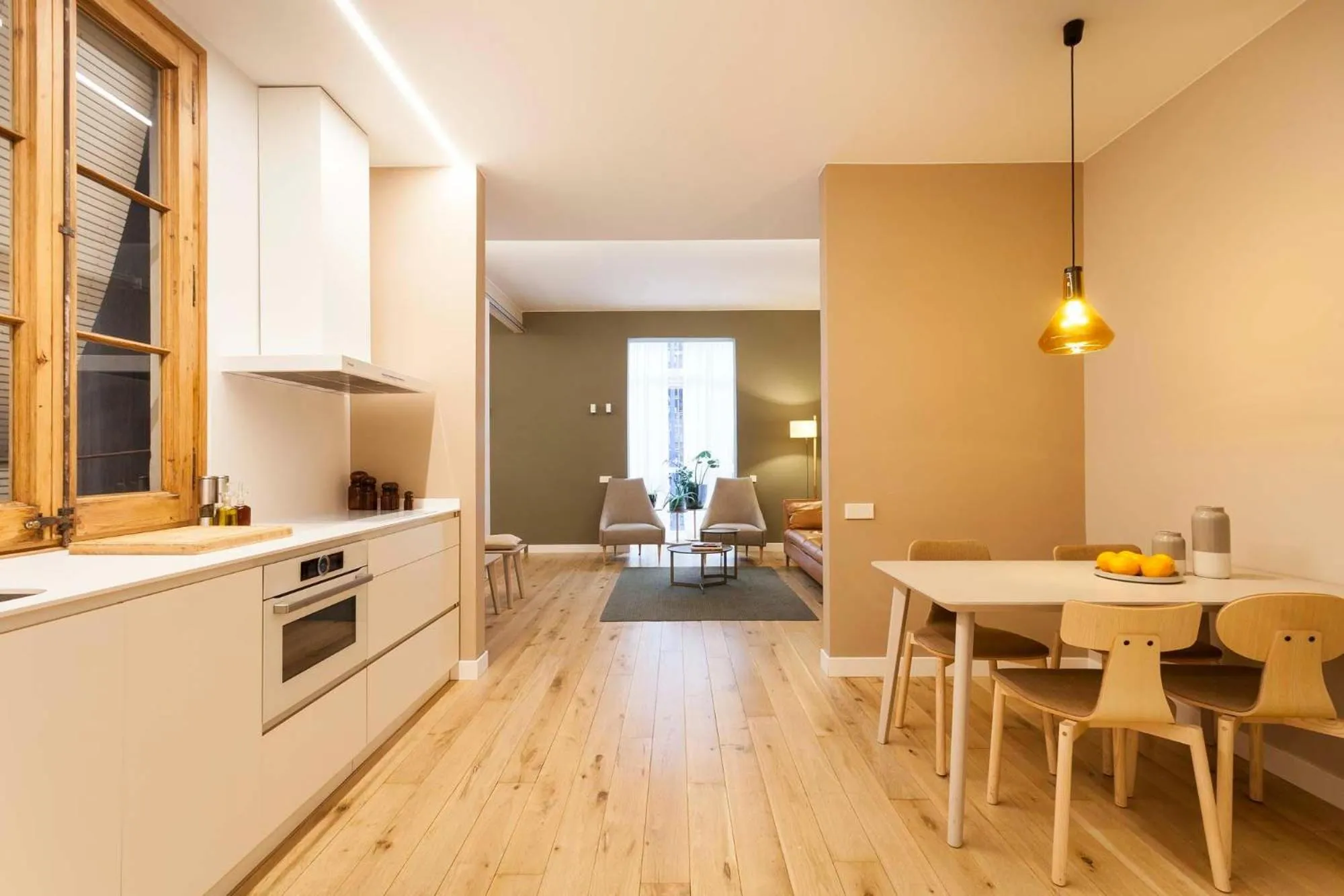 Kitchen or kitchenette in DestinationBCN Universitat Apartments