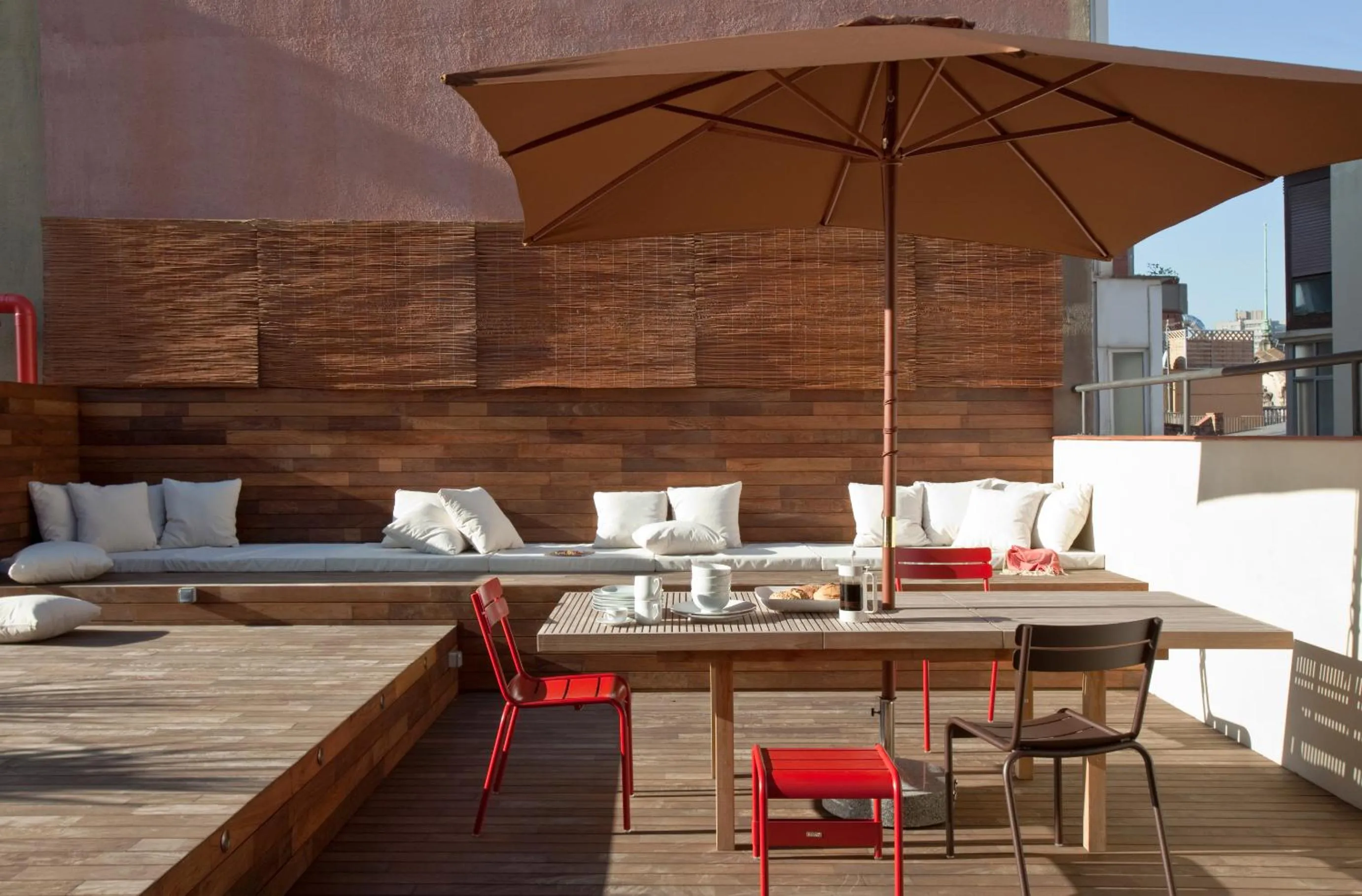 Balcony/Terrace in DestinationBCN Universitat Apartments