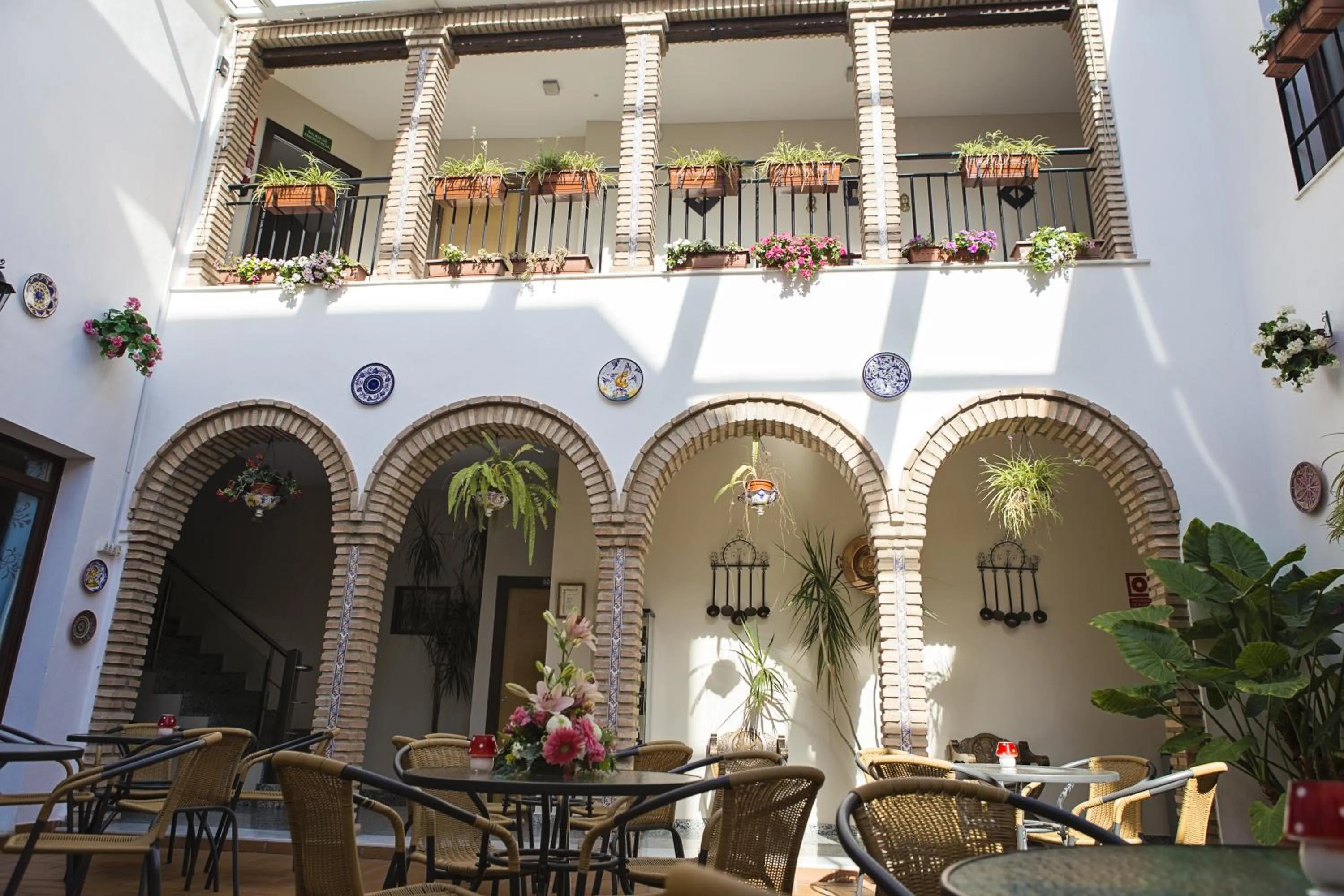 Patio in Hotel de Los Faroles