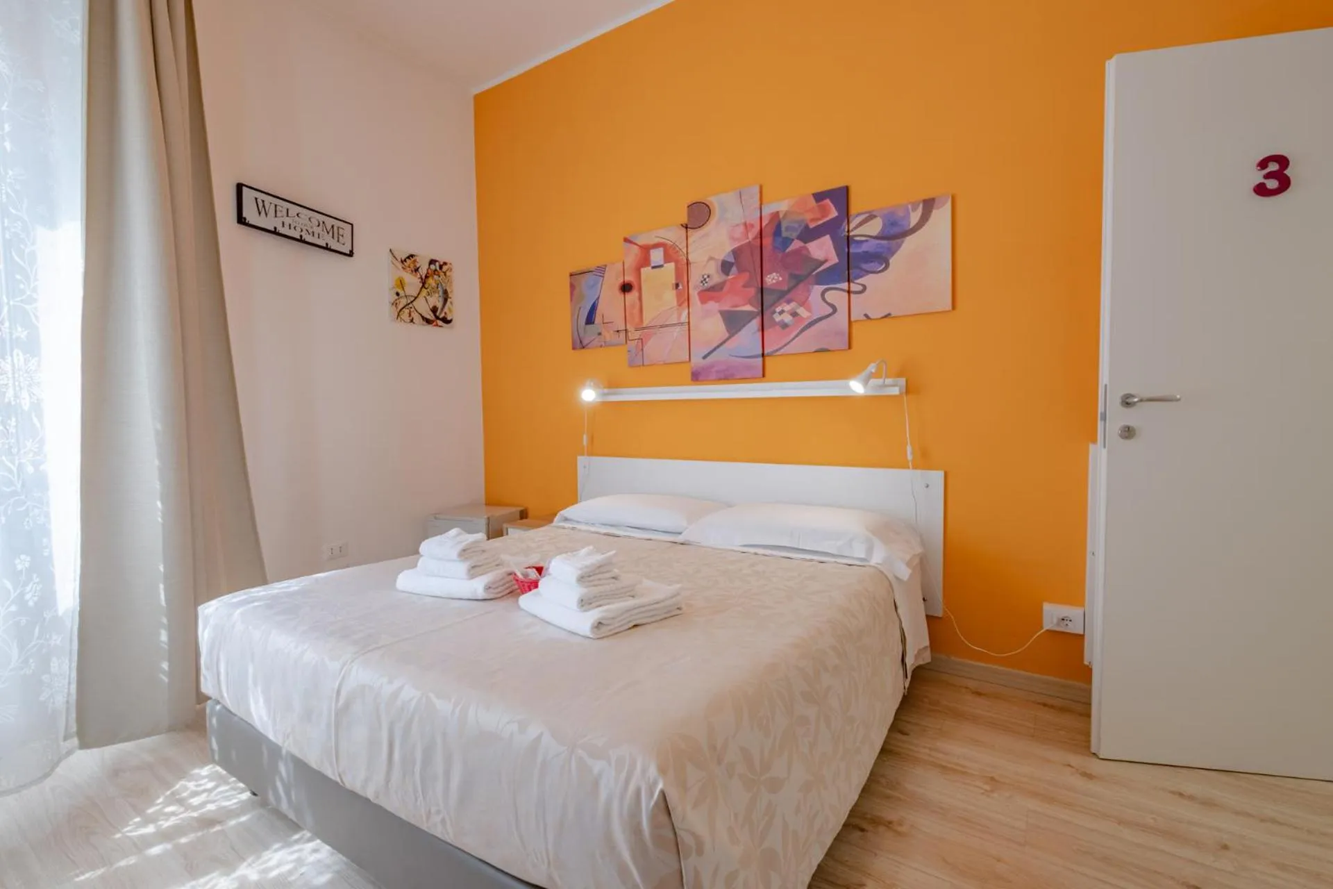 Bed in Damiani & Sister Guesthouse