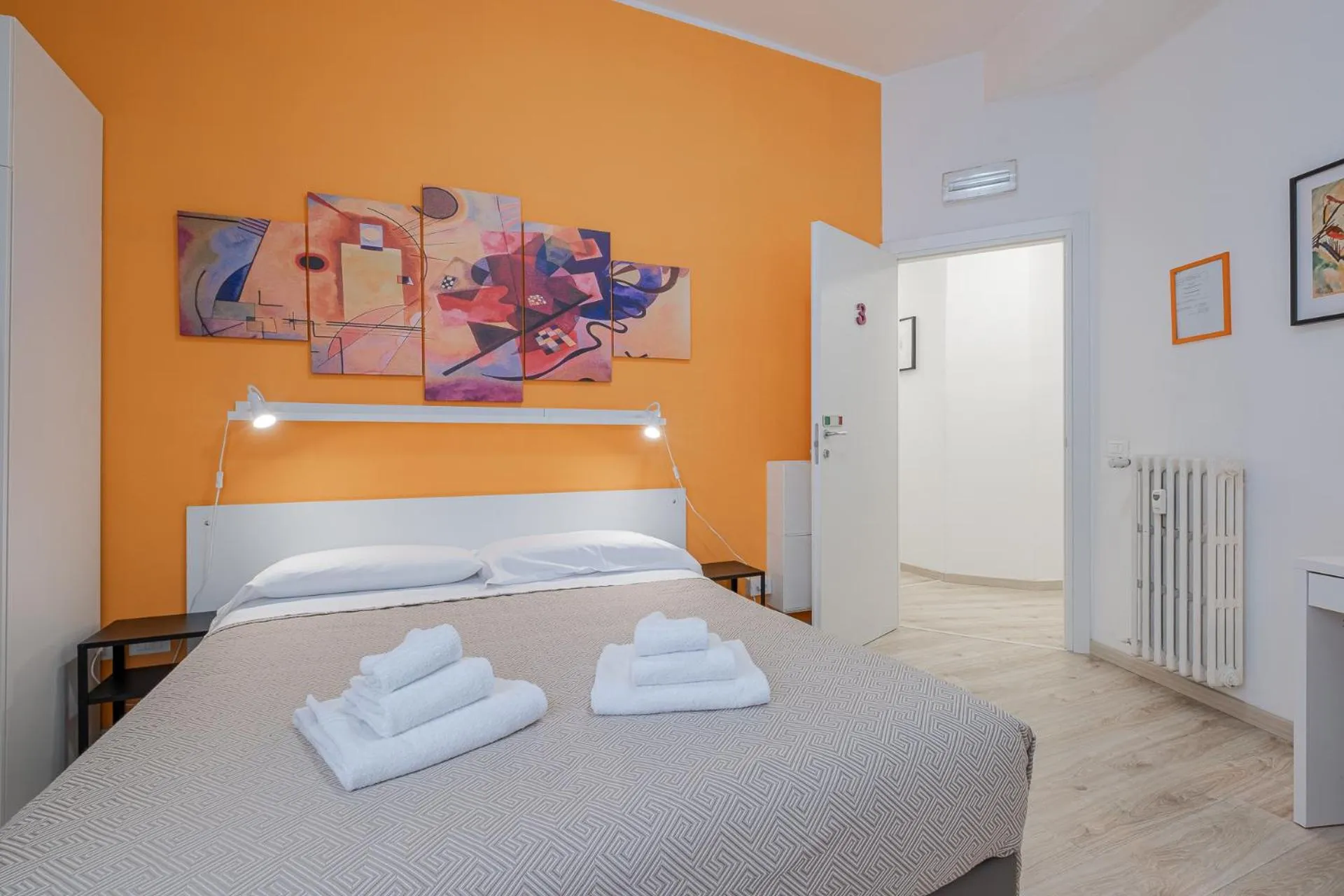 Bed in Damiani & Sister Guesthouse