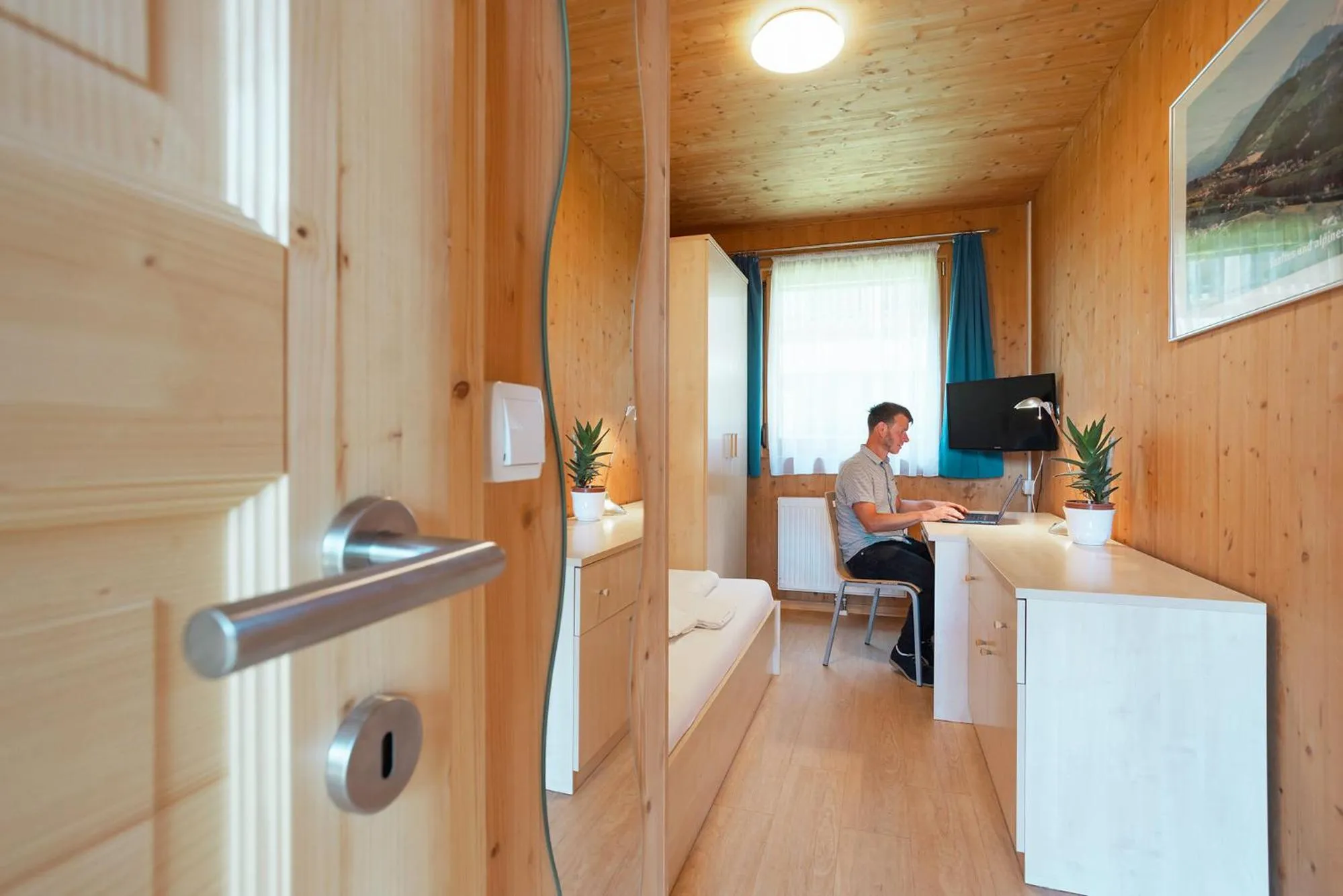 Bed in Gästehaus Aquilin