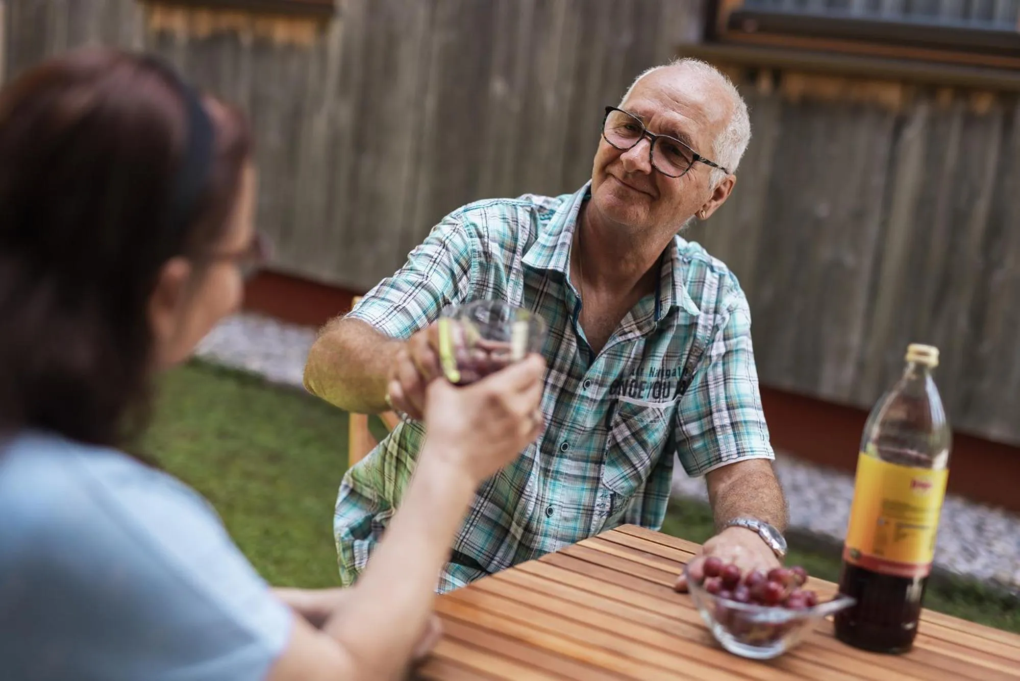 Garden in Gästehaus Aquilin