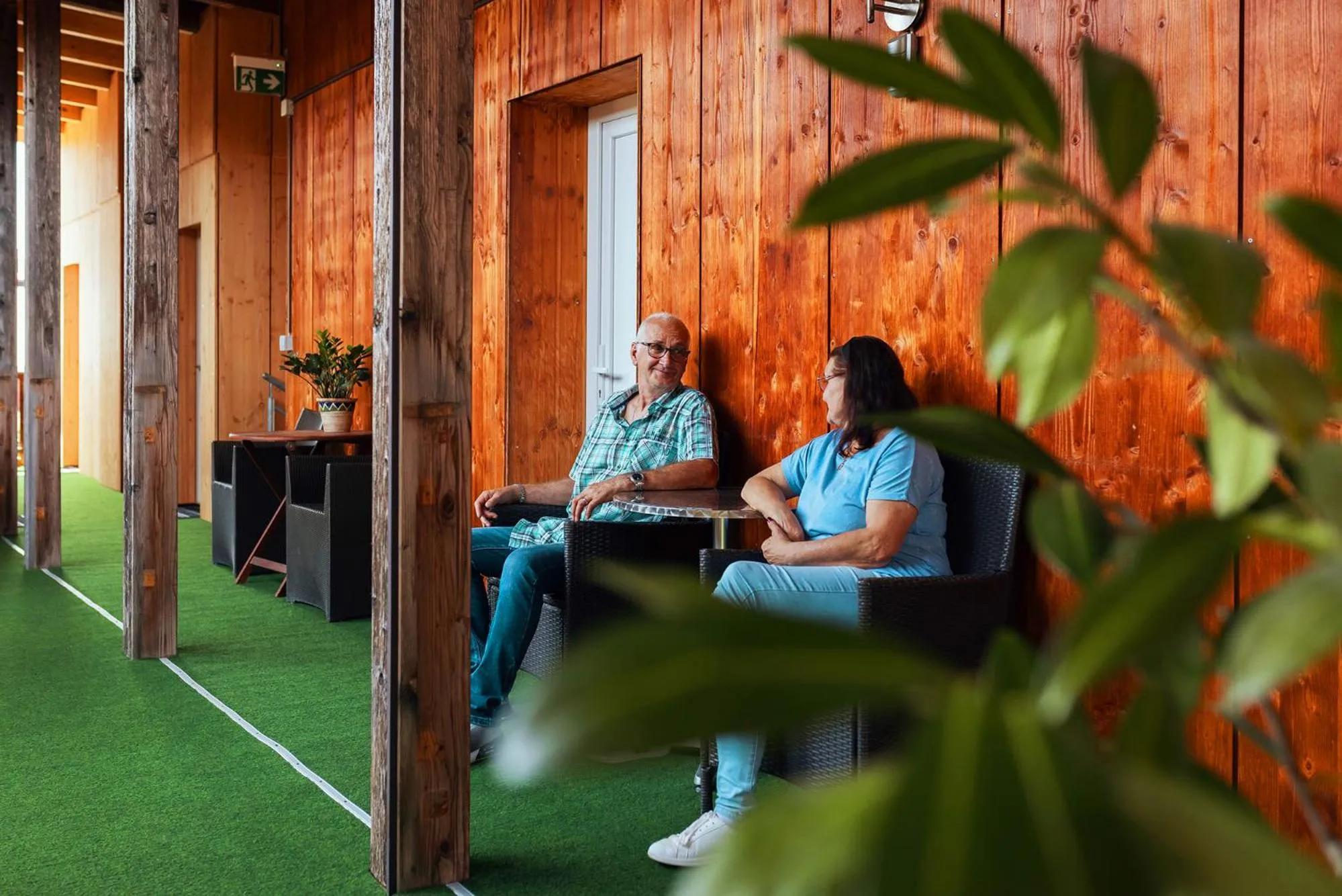 Balcony/Terrace in Gästehaus Aquilin