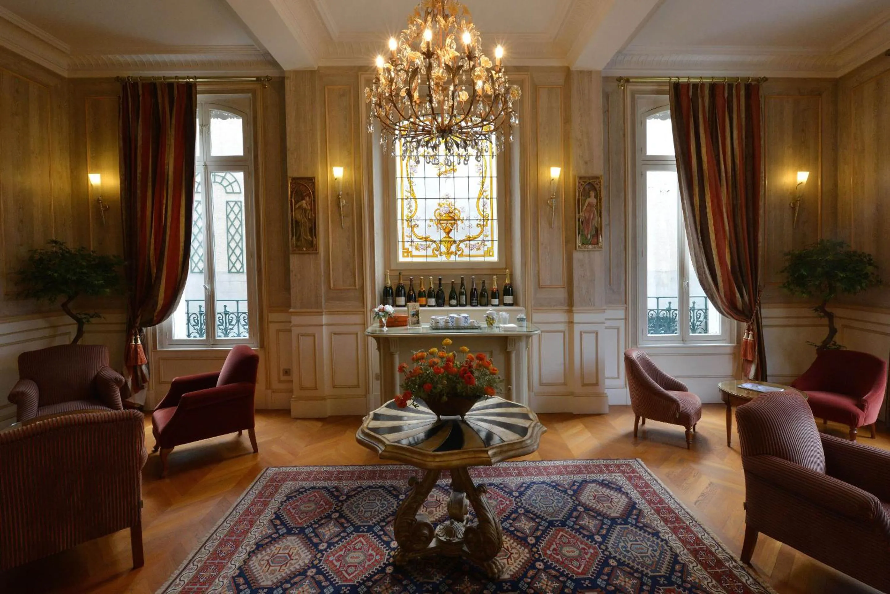 Living room in Hotel Castel Jeanson