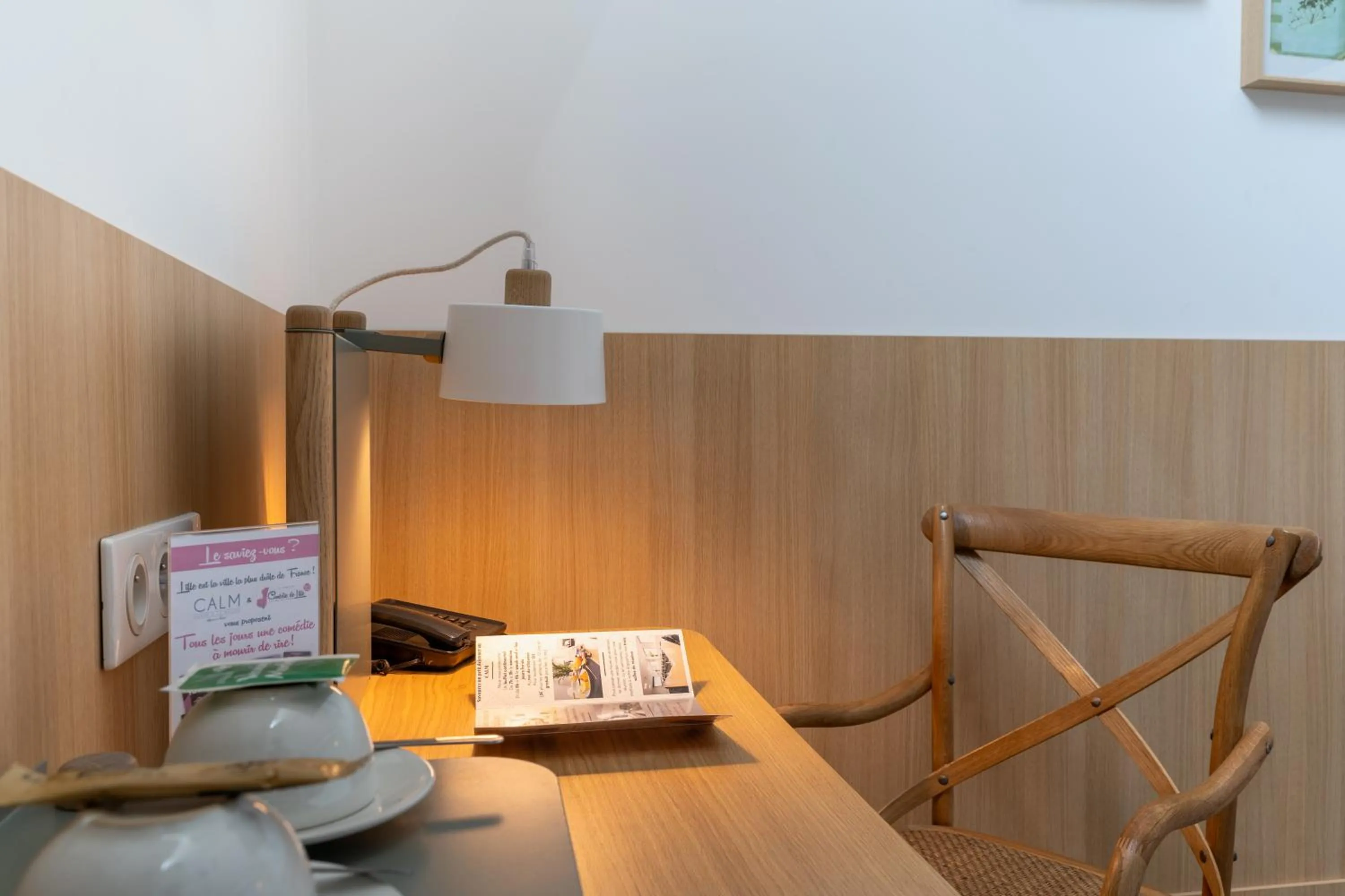 Seating area in CALM Appart' & Hostel