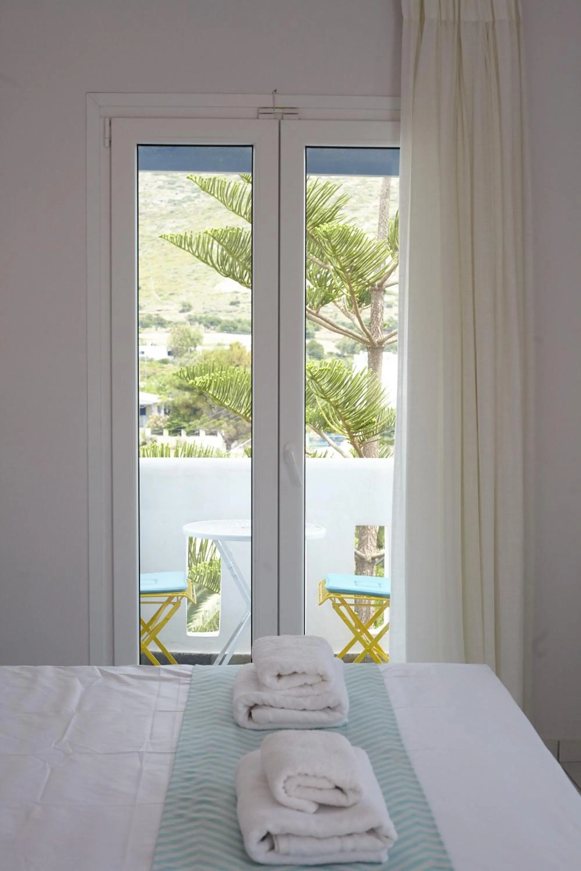 Garden view, Bed in Irene Studios