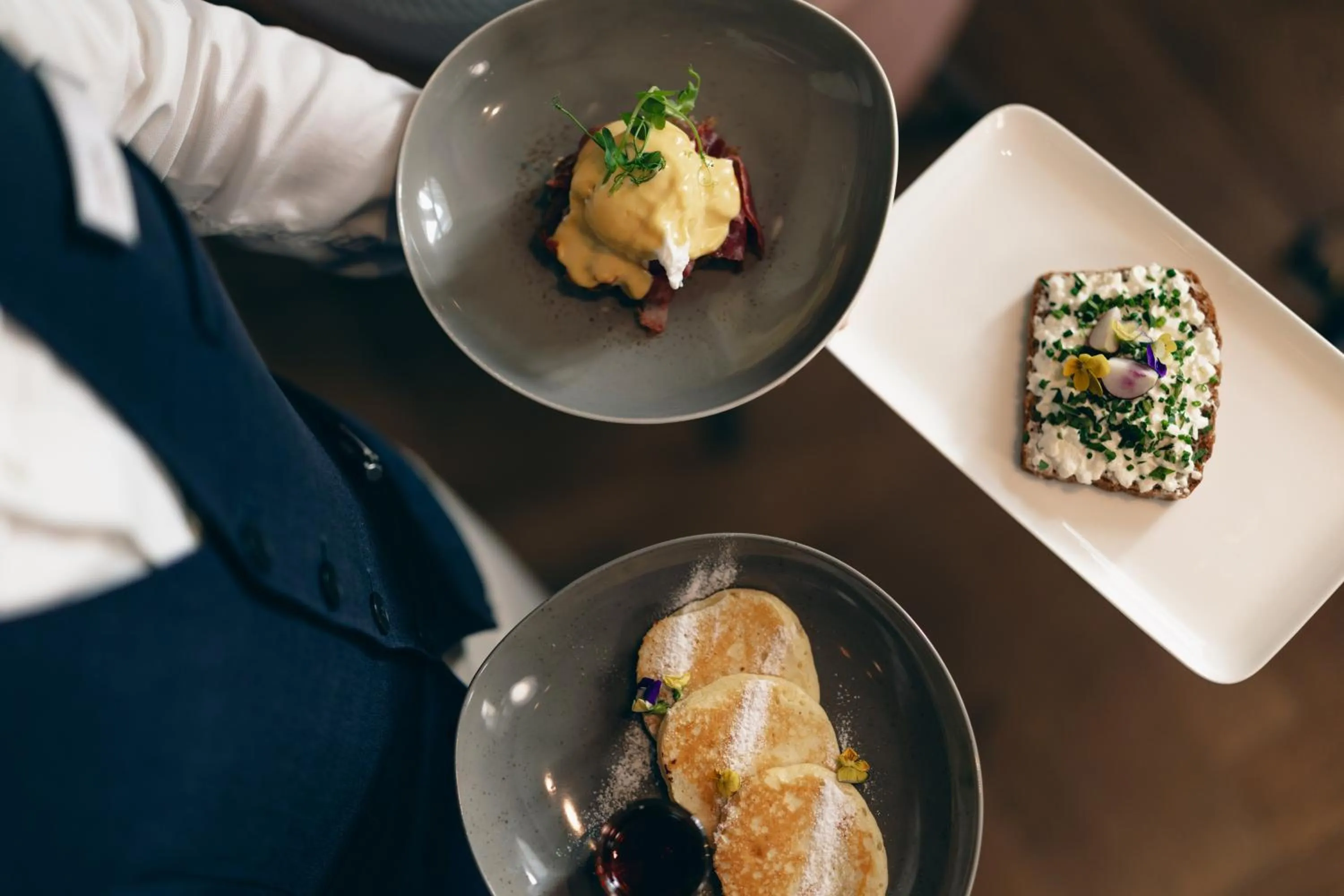 Food and drinks in Hotel Sans Souci, Vienna