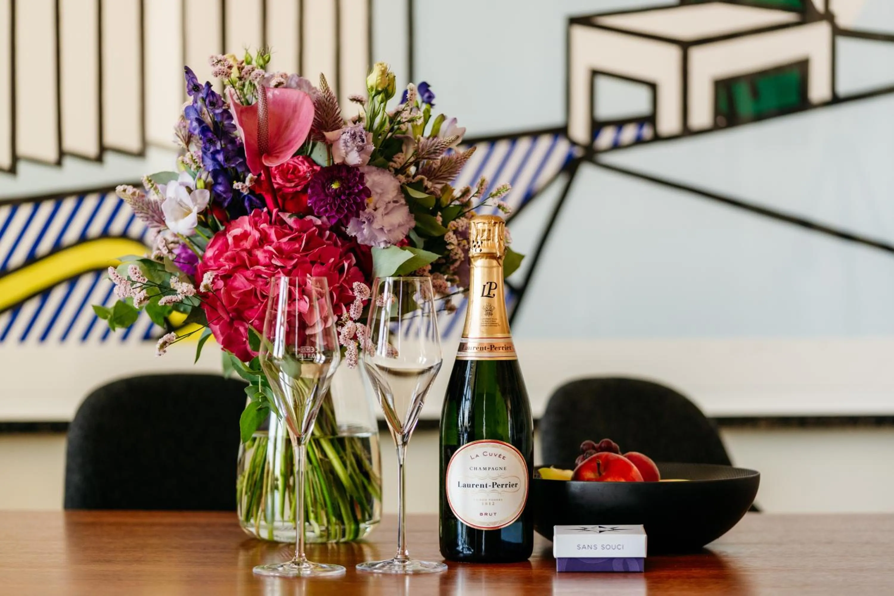 Decorative detail in Hotel Sans Souci, Vienna