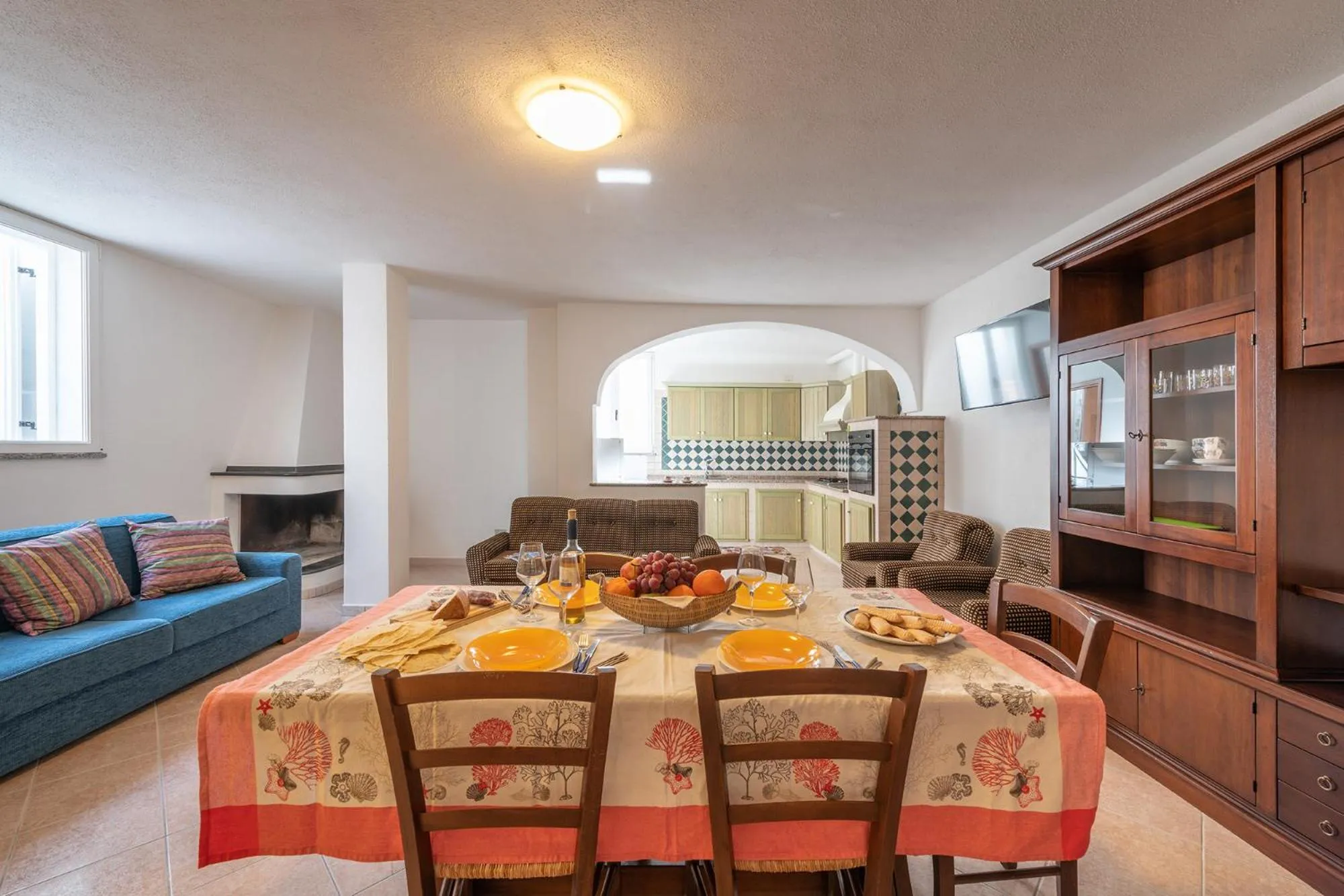 Dining area in AffittaSardegna-Villino Panna