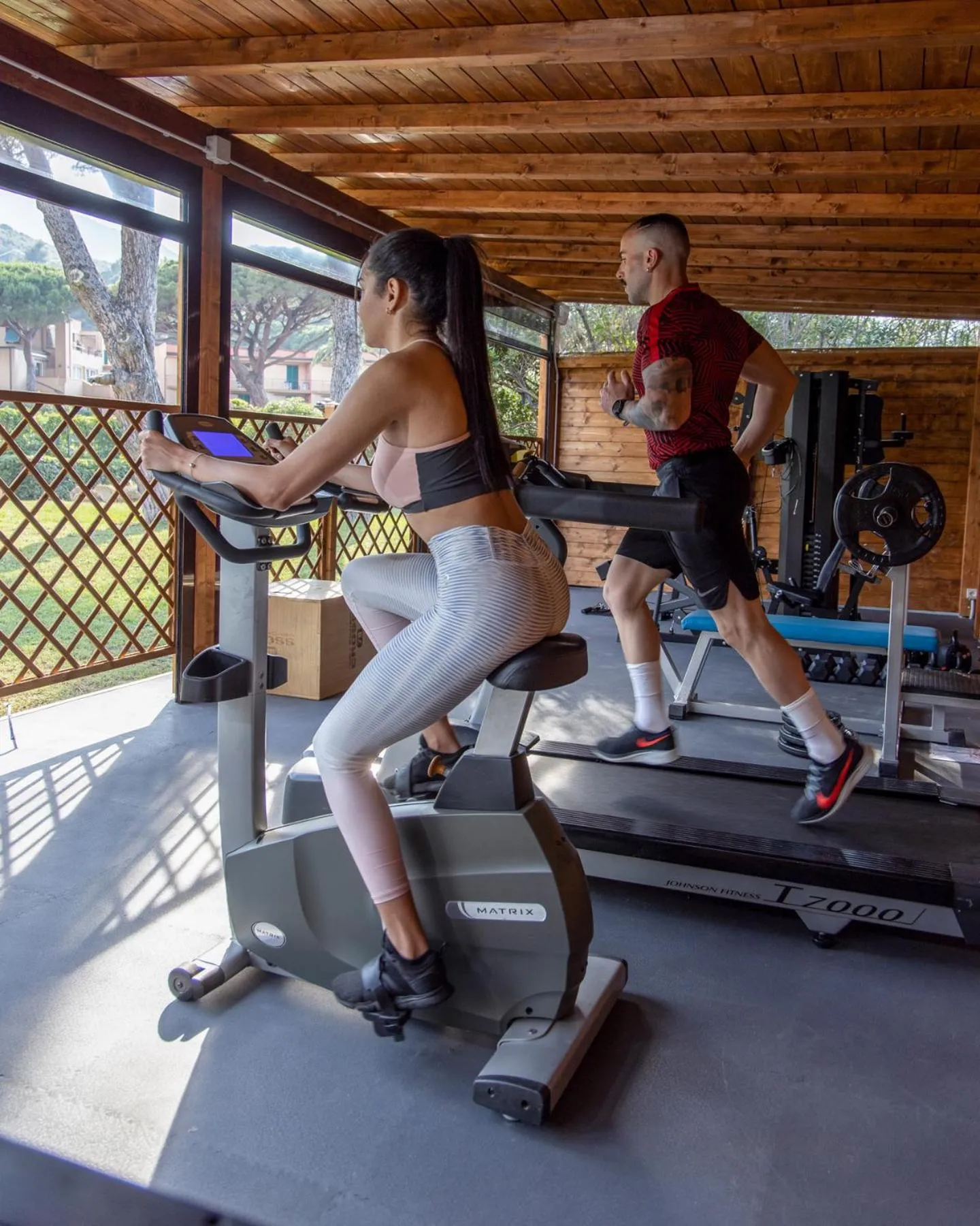 Fitness centre/facilities in Hotel Desiree
