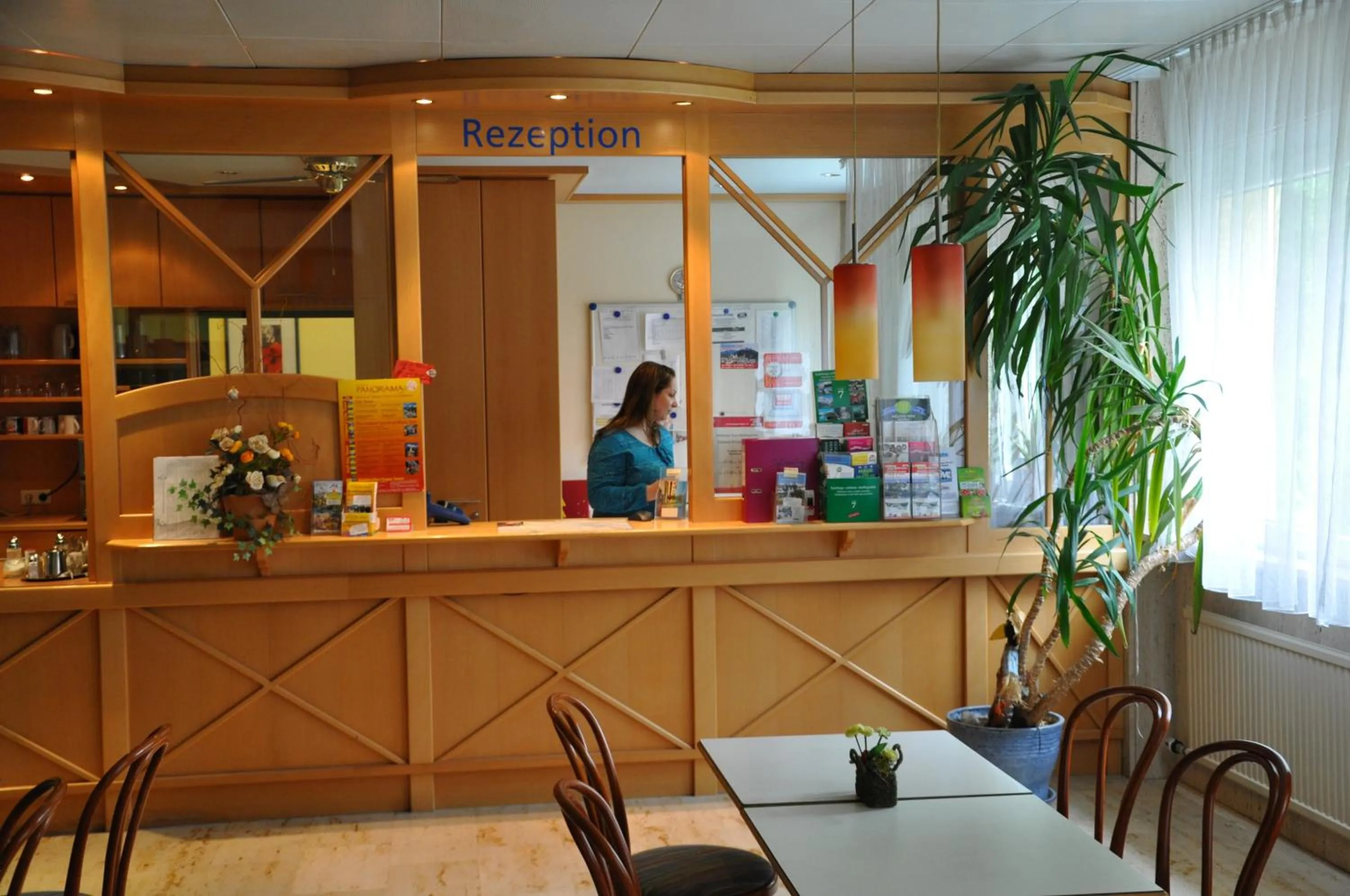 Lobby or reception in Eduard-Heinrich-Haus, Hostel