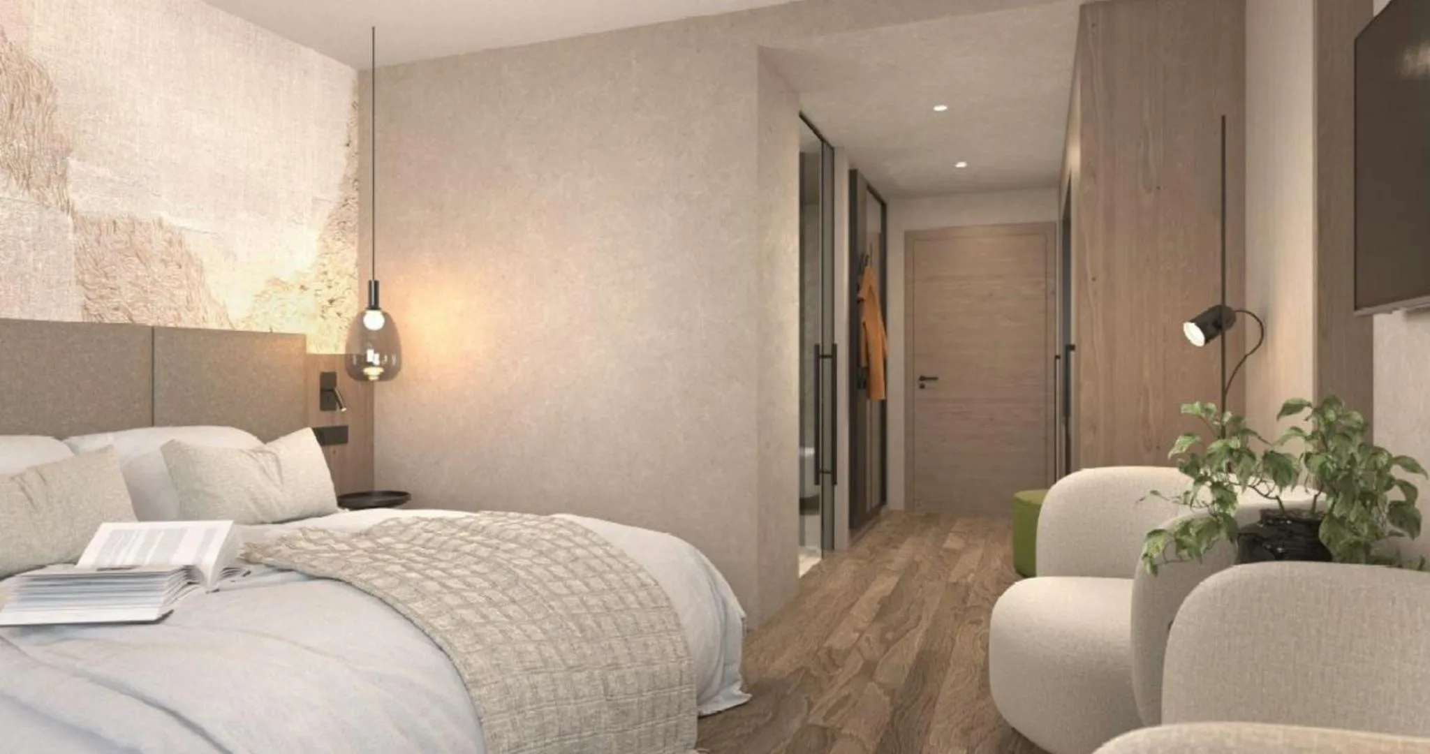 Bed in Hotel Starkenberg