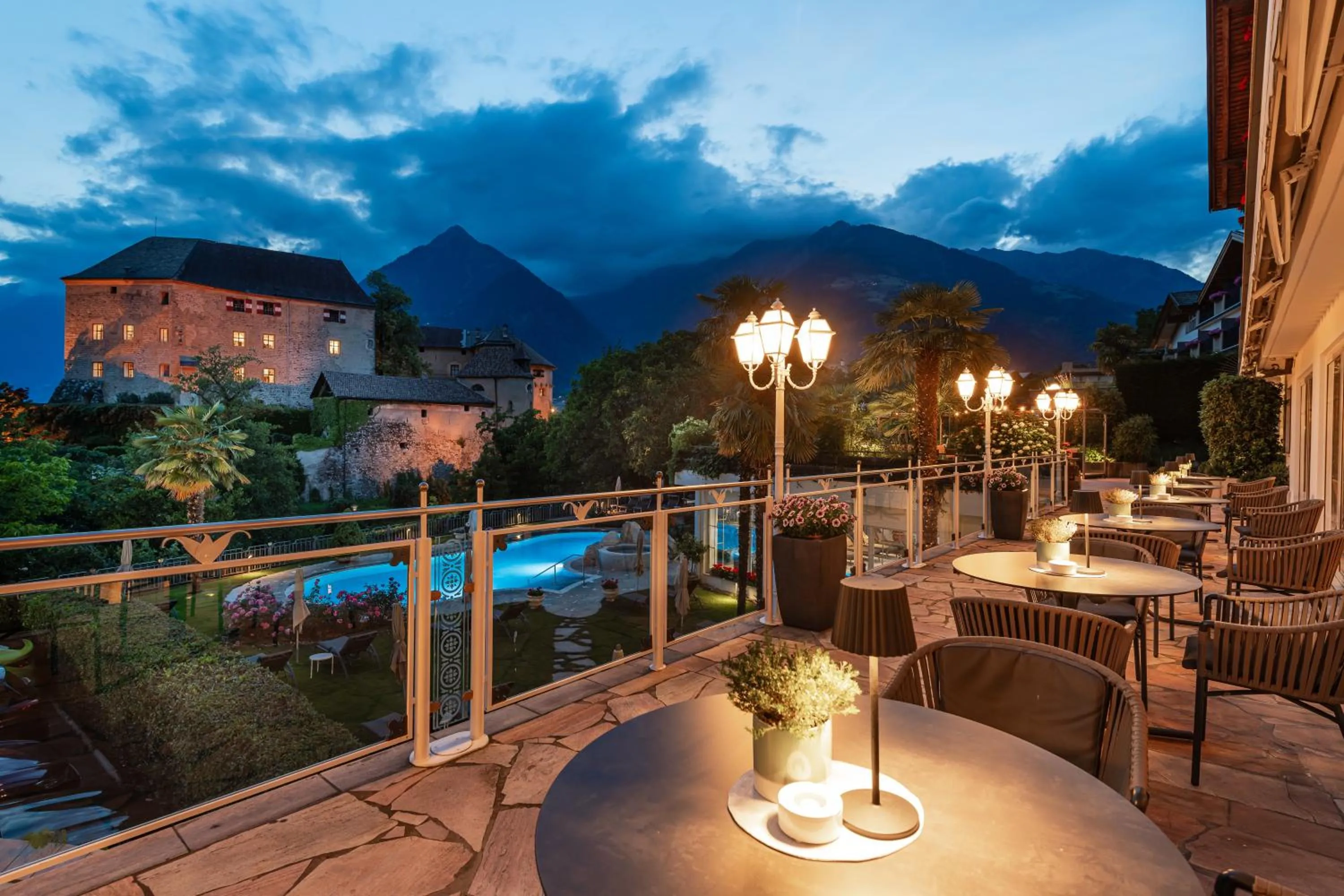 Balcony/Terrace in Hotel Starkenberg
