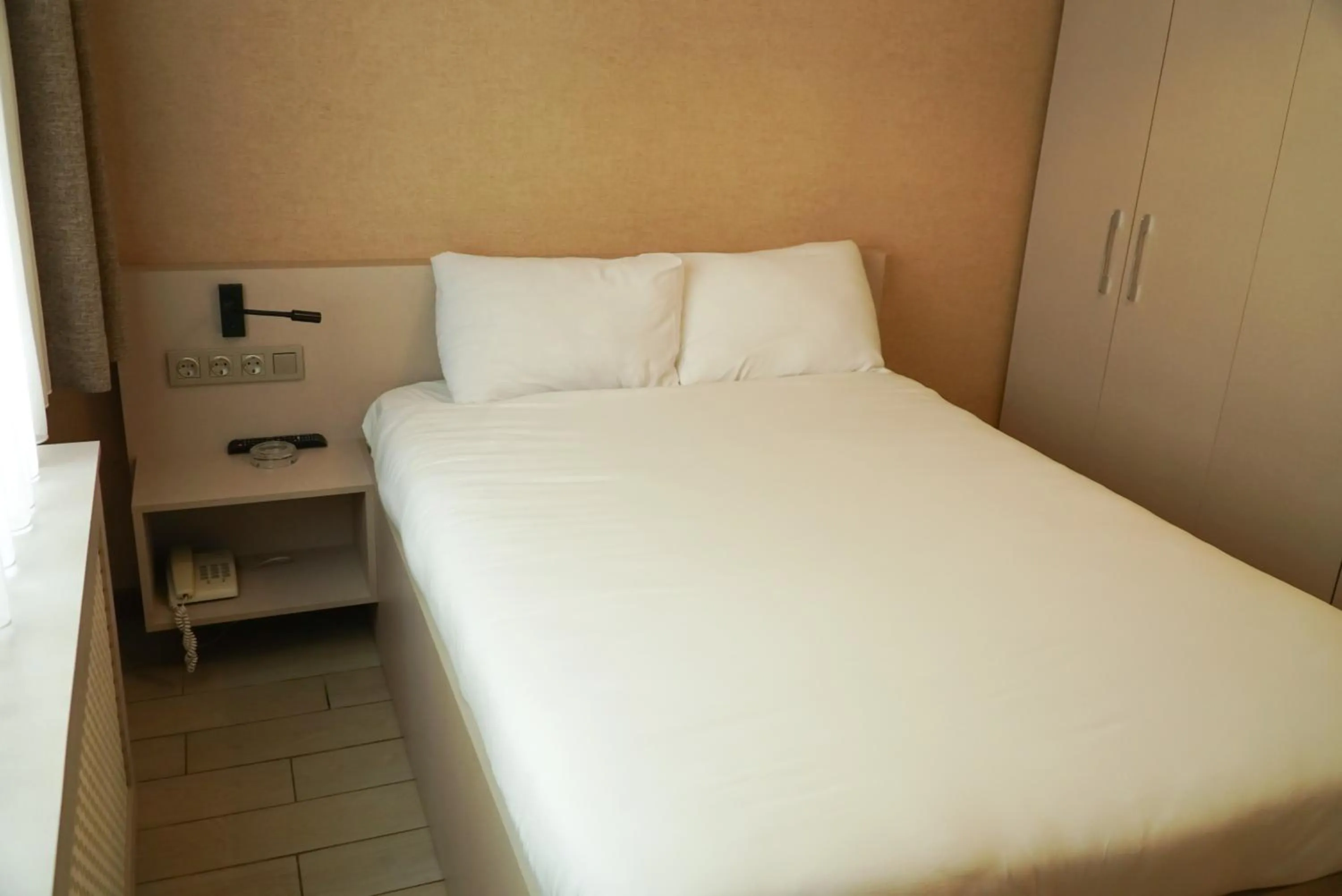 Bed in Hotel Cinas