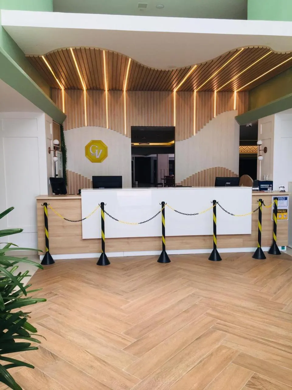 Lobby or reception in Golden Ville Hotel