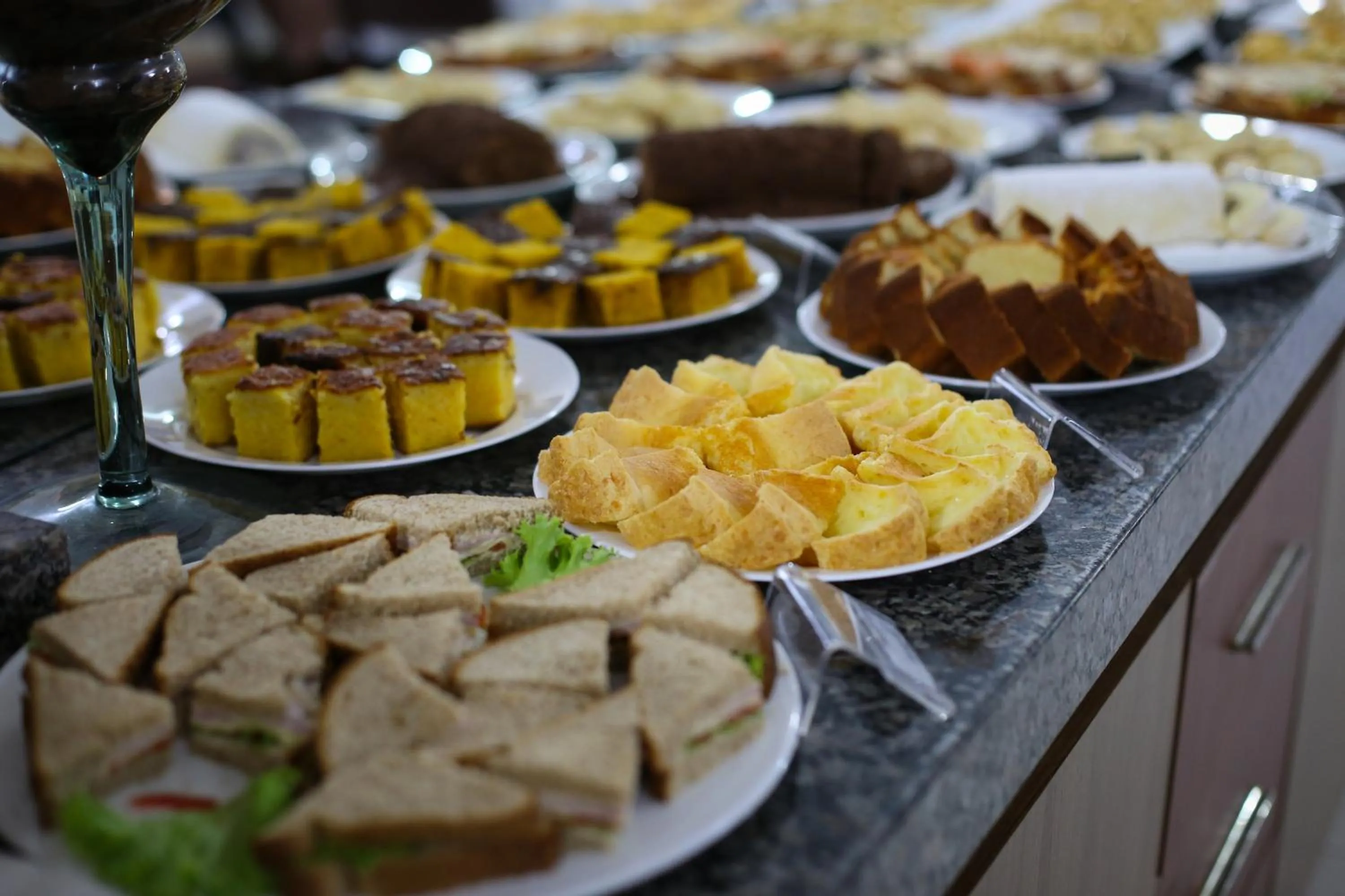 Buffet breakfast in Golden Ville Hotel