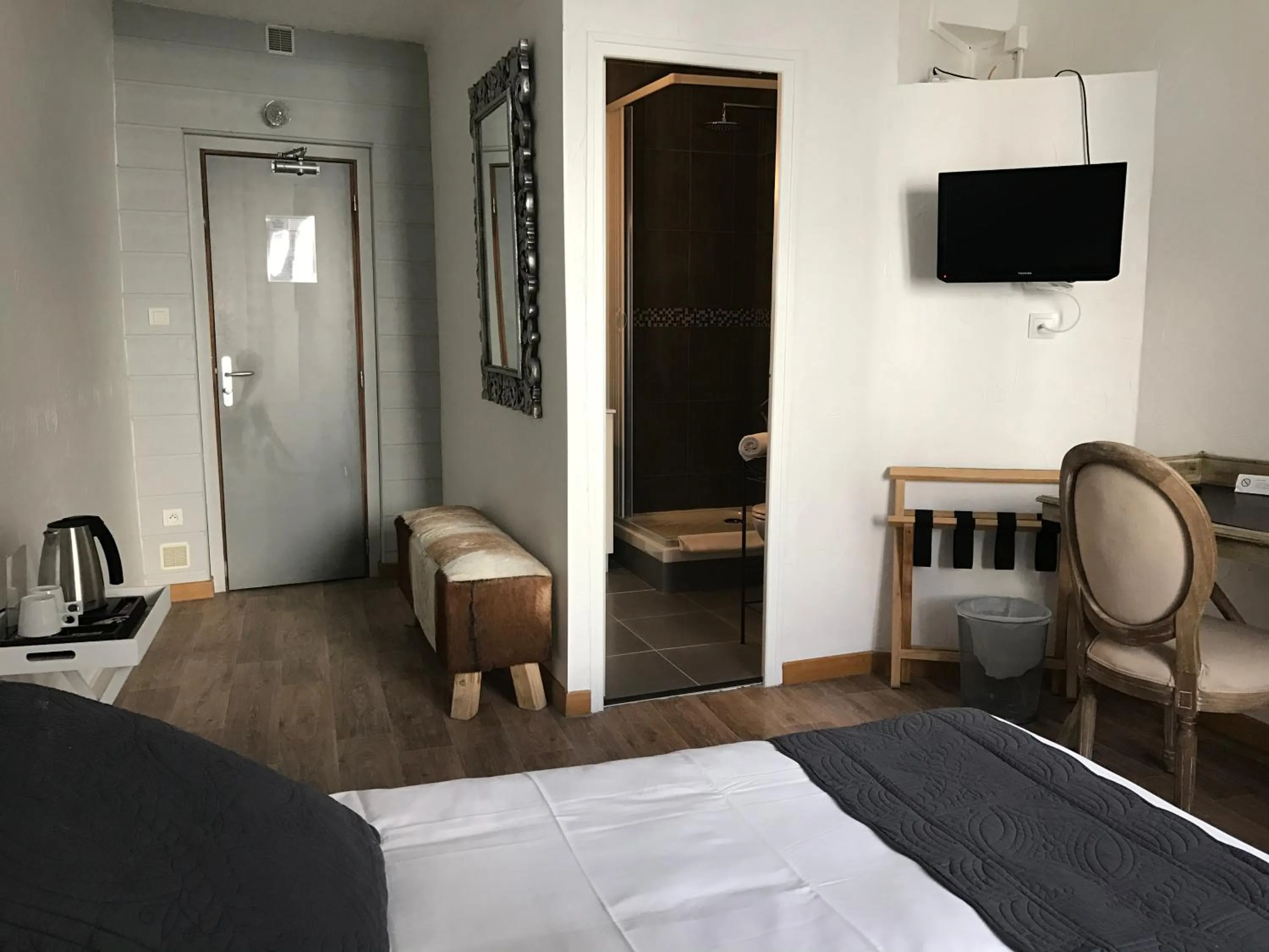 Bedroom, Bed in Hotel De La Bastide