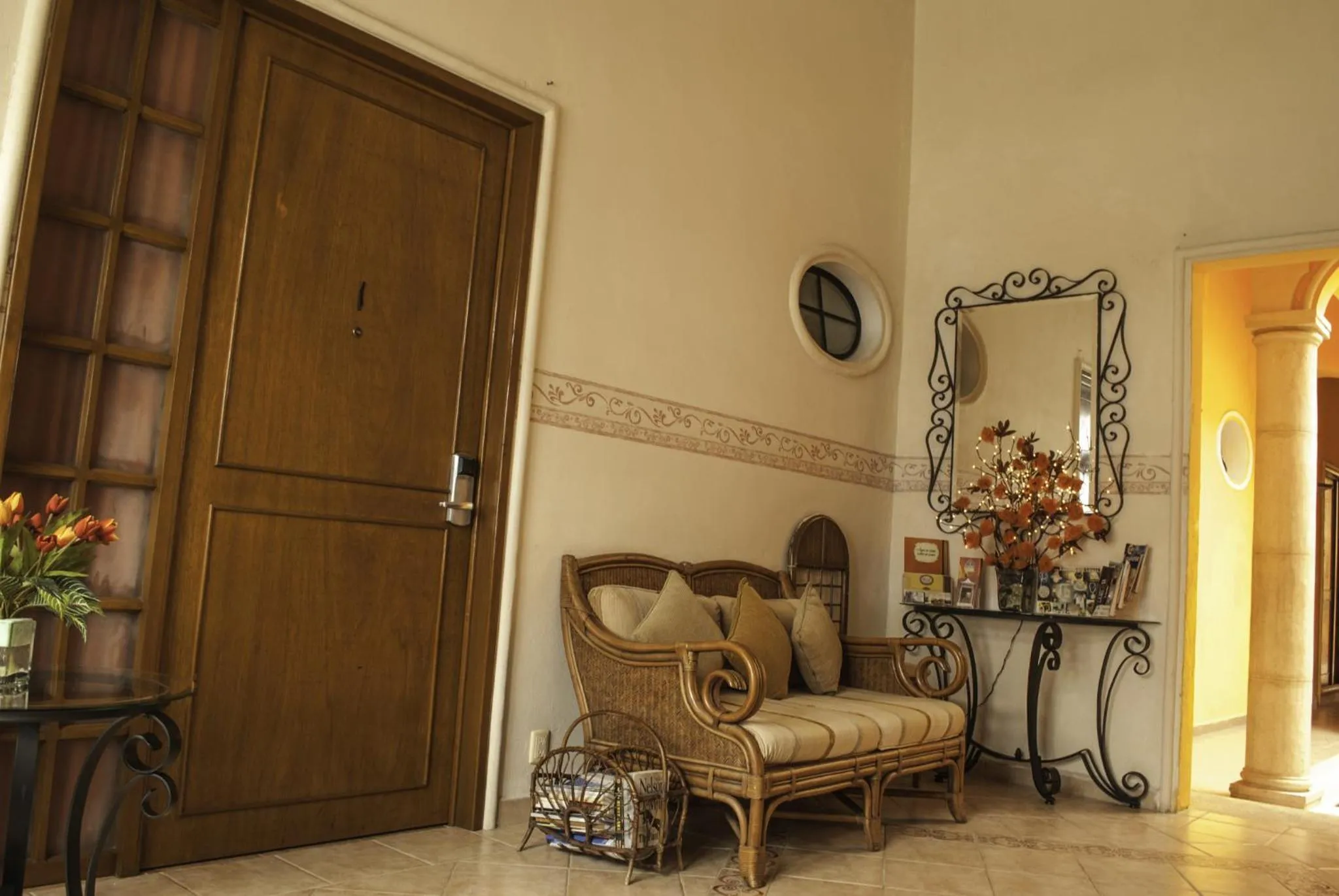 Seating area in Maya Campeche Hotel