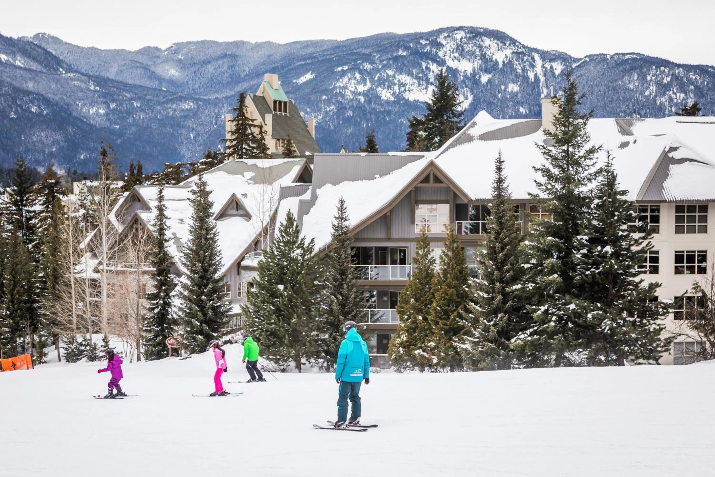 Skiing in The Aspens by Whistler Premier