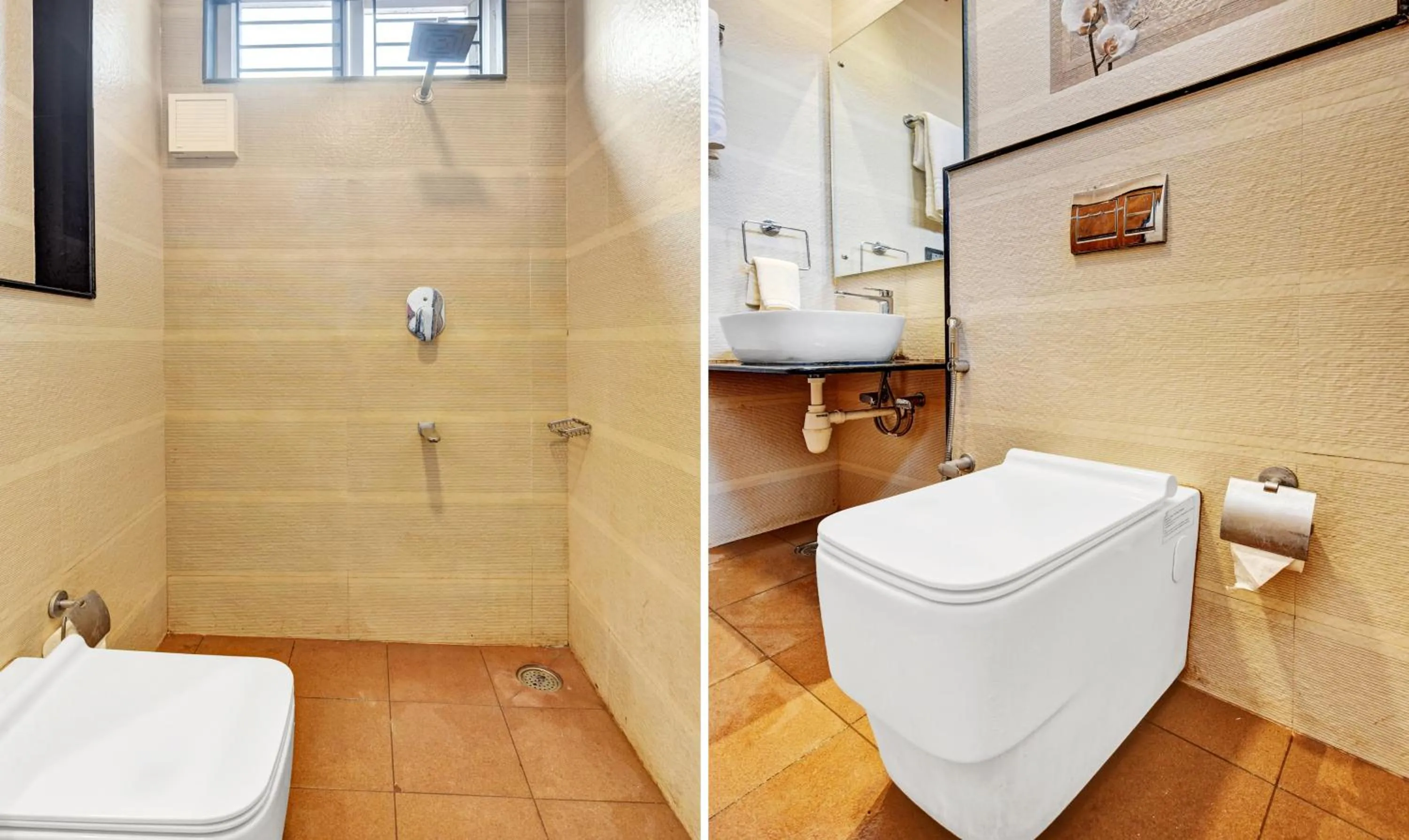 Bathroom in Itsy Hotels Shrey'S Inn Mallandur Road