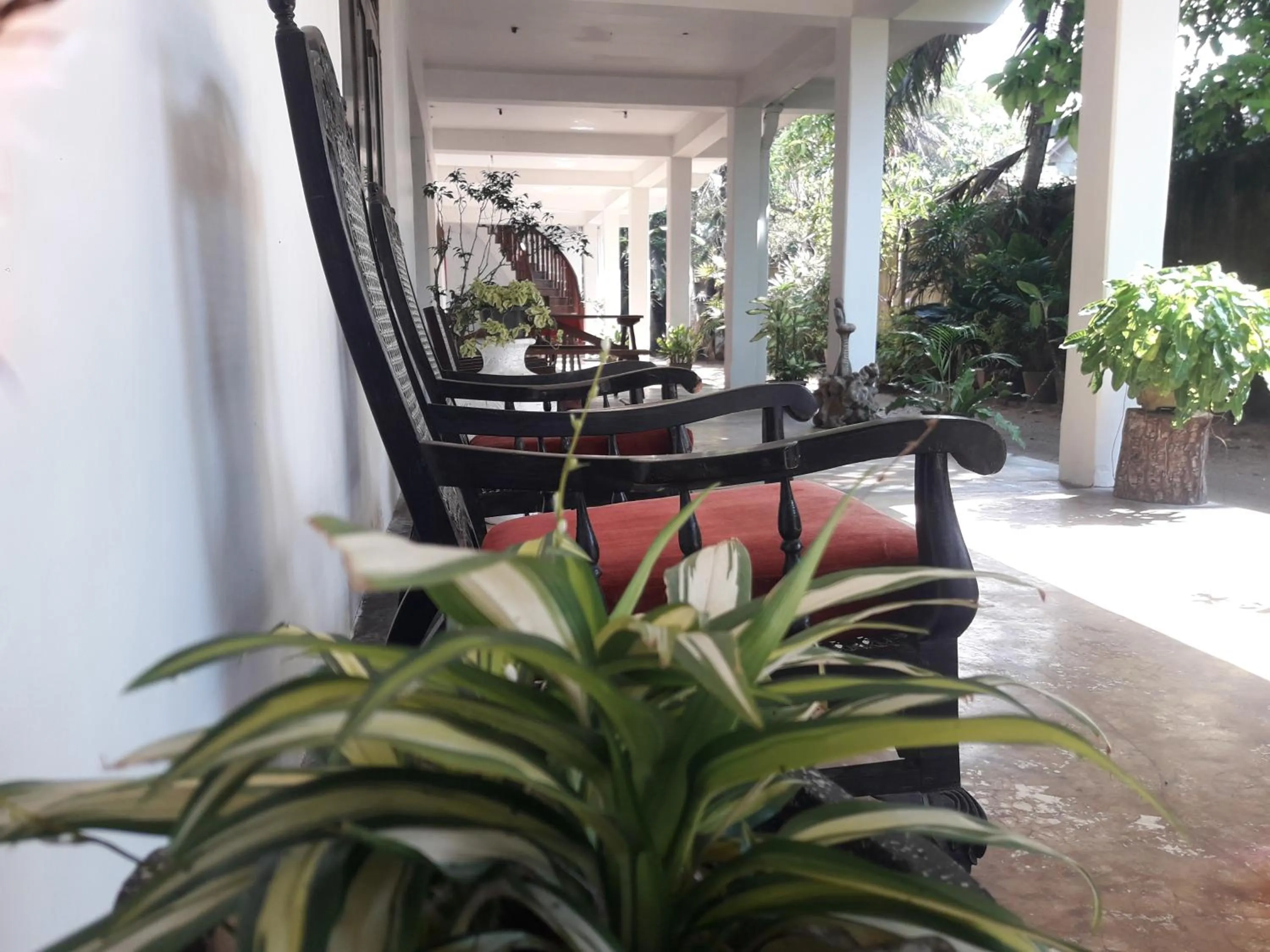 Seating area in Sea Front Hikkaduwa