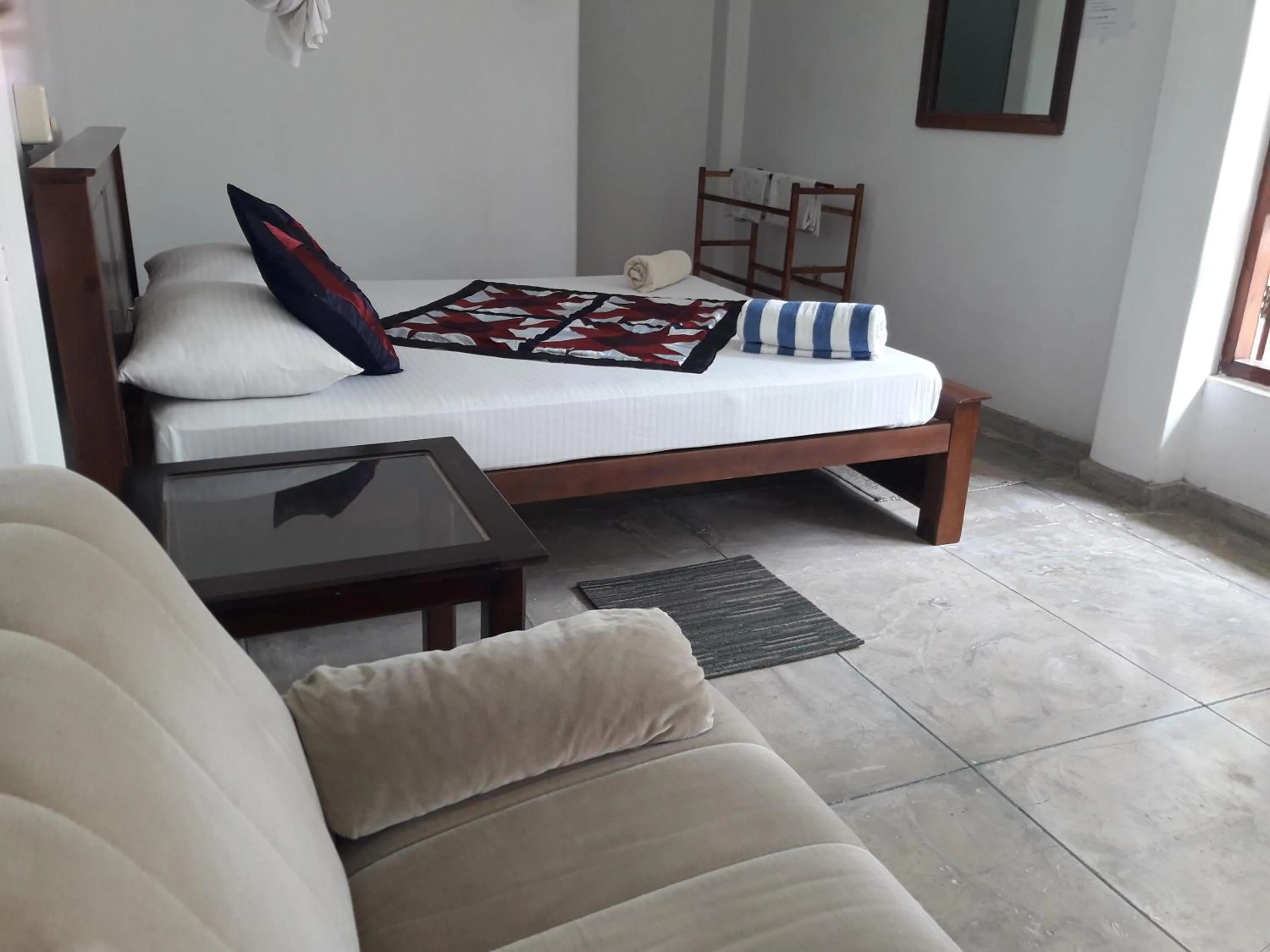 Photo of the whole room, Bed in Sea Front Hikkaduwa