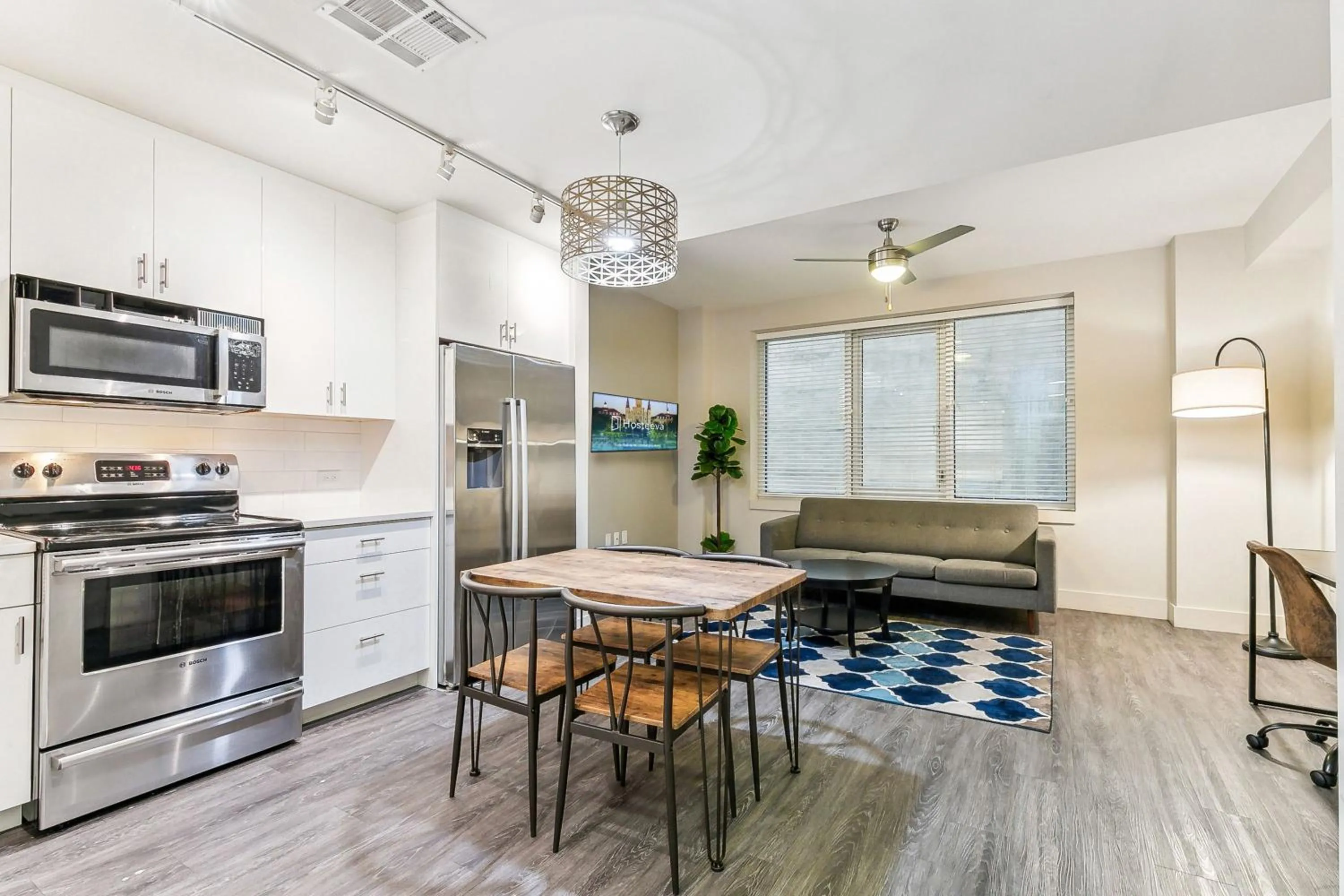 Living room in Modern & Fully Furnished Apartments in the Heart of the City