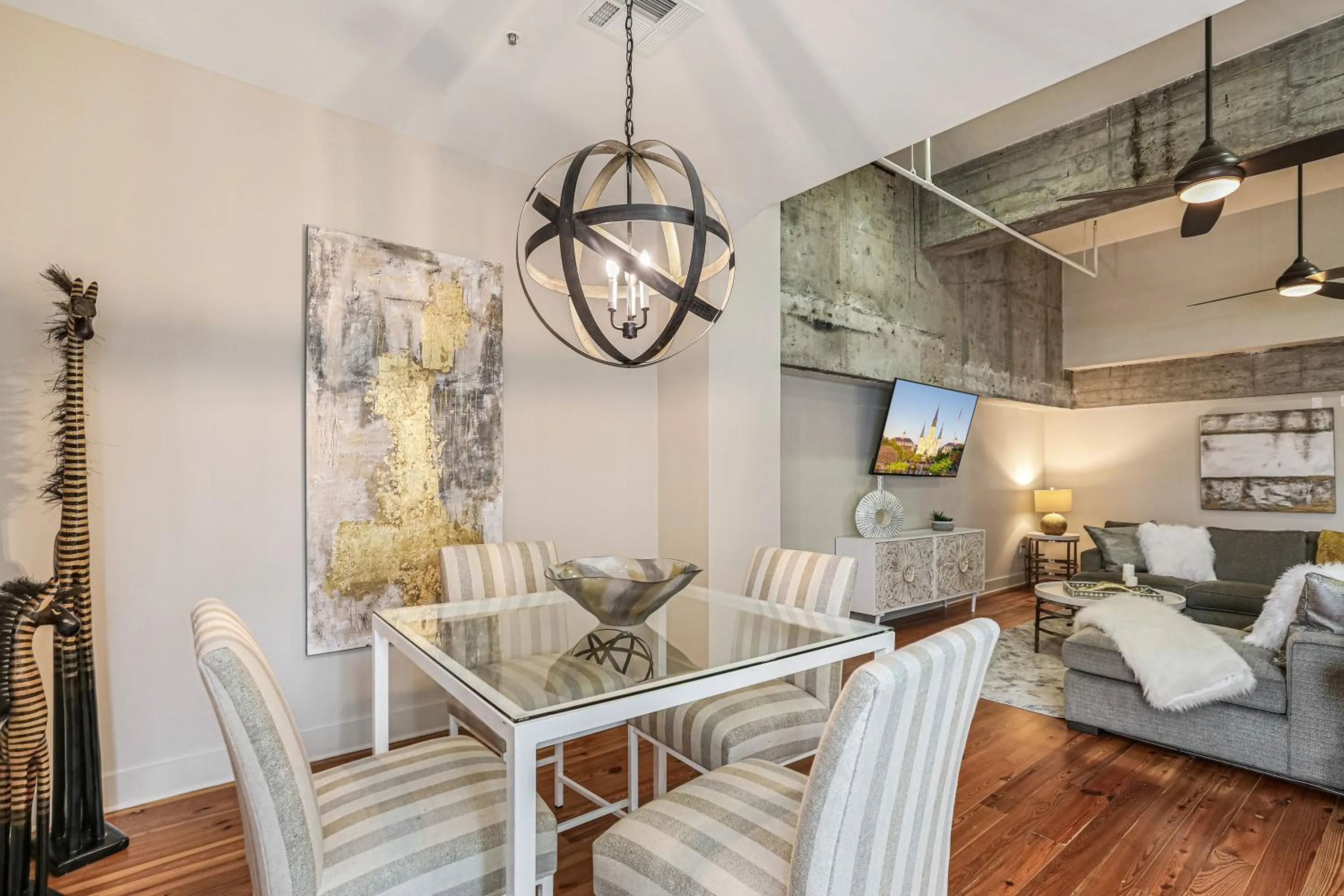 Dining area in Modern & Fully Furnished Apartments in the Heart of the City