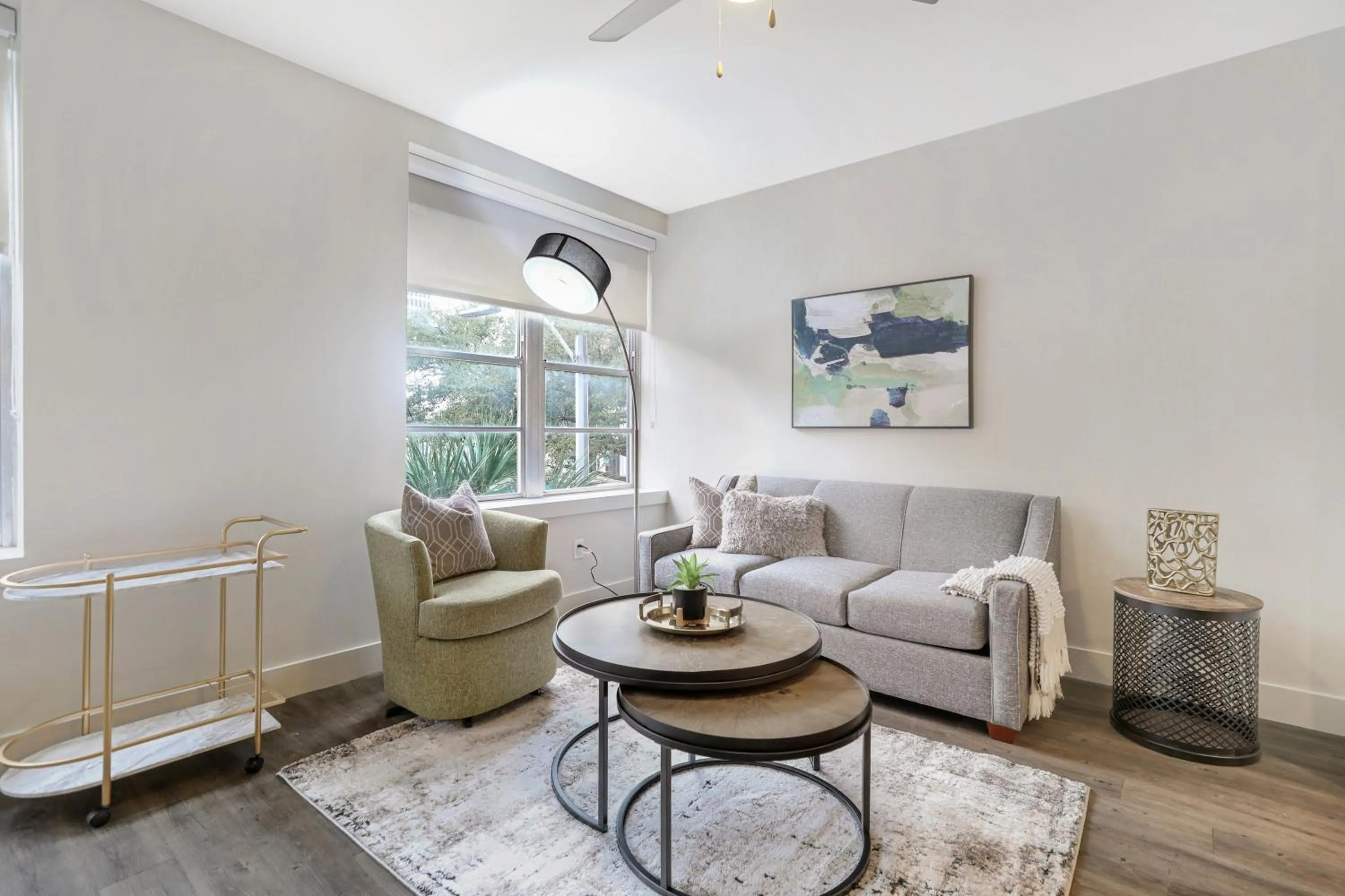 Living room in Modern & Fully Furnished Apartments in the Heart of the City