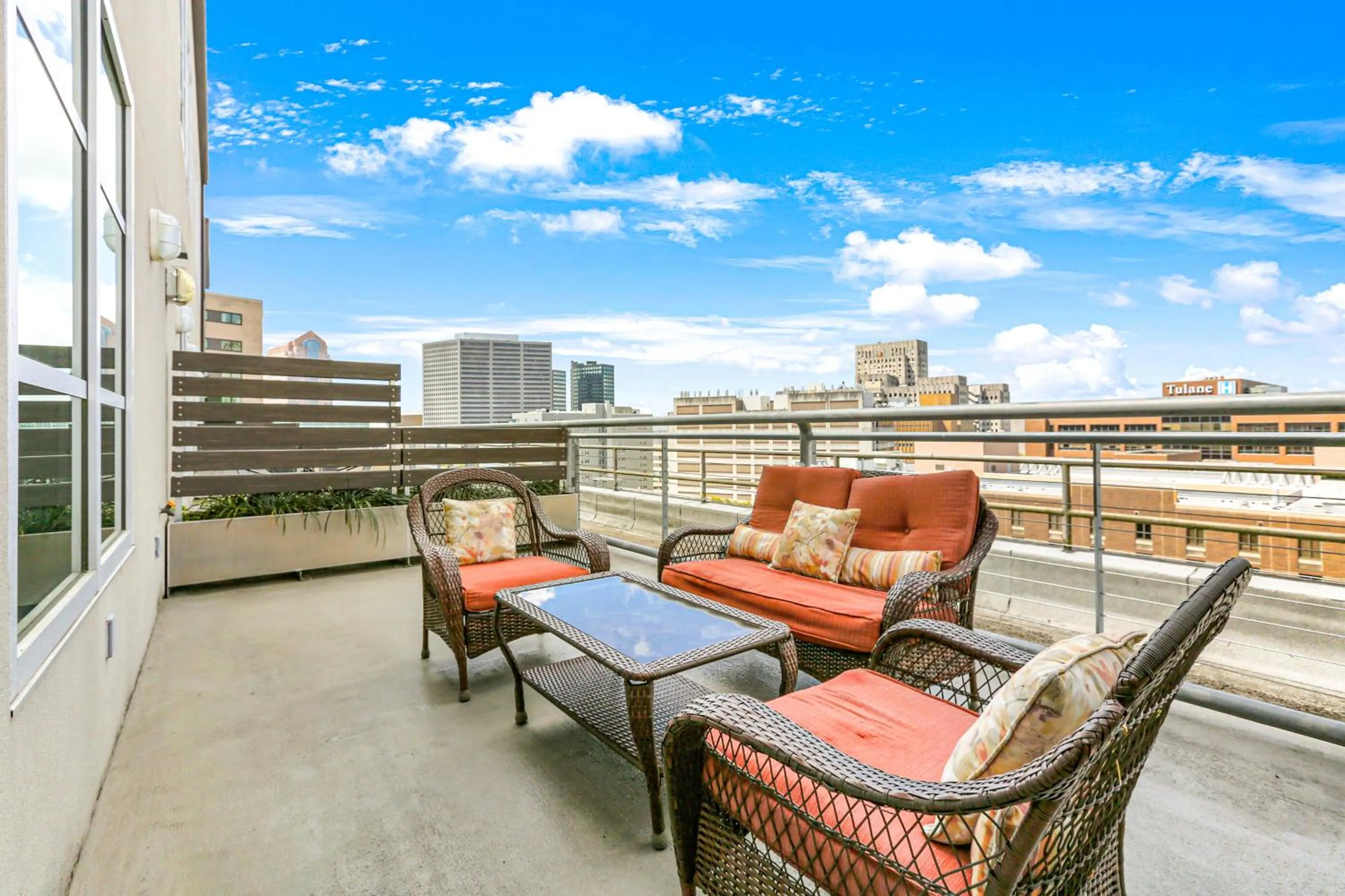 Balcony/Terrace in Modern & Fully Furnished Apartments in the Heart of the City