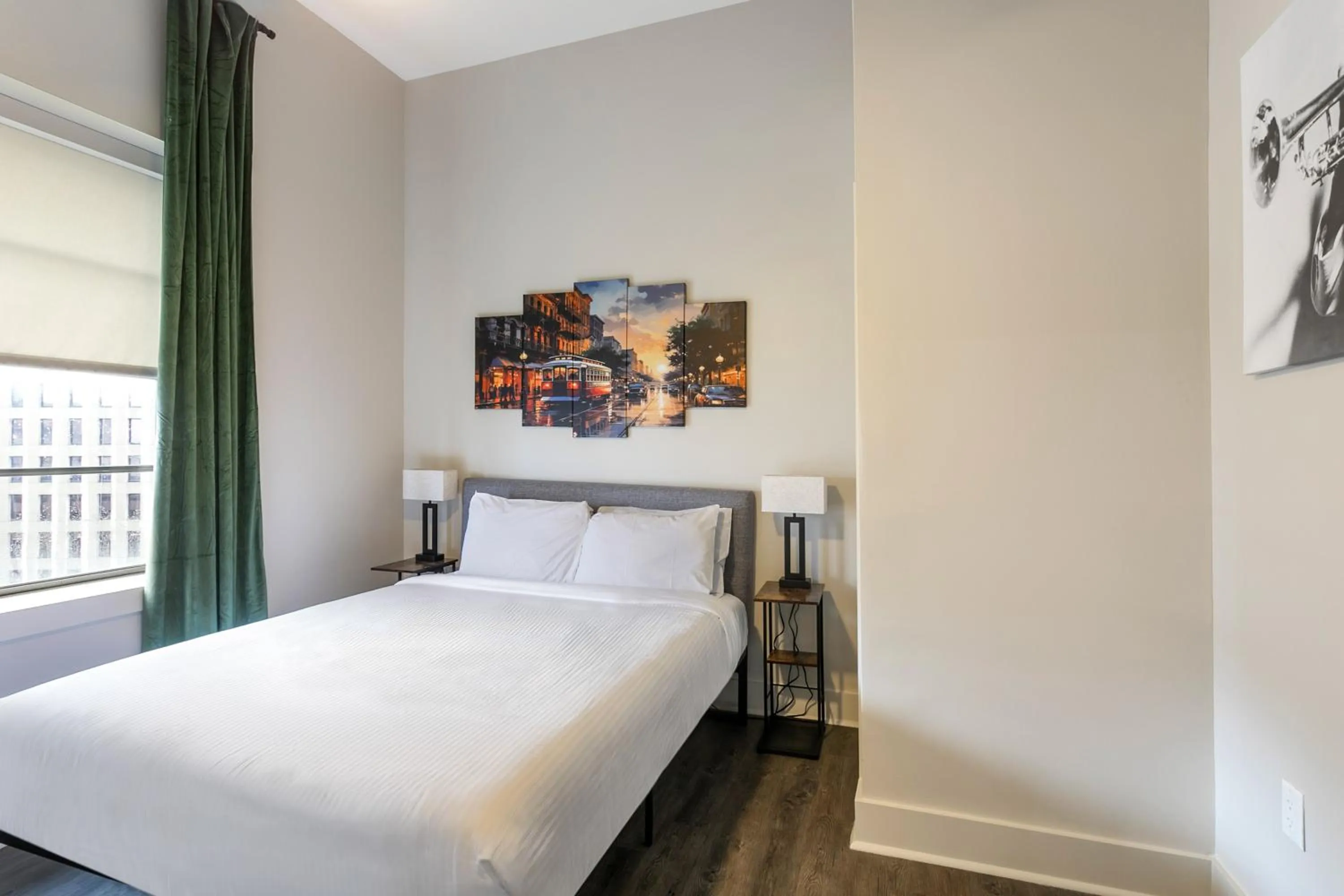Bedroom, Bed in Modern & Fully Furnished Apartments in the Heart of the City