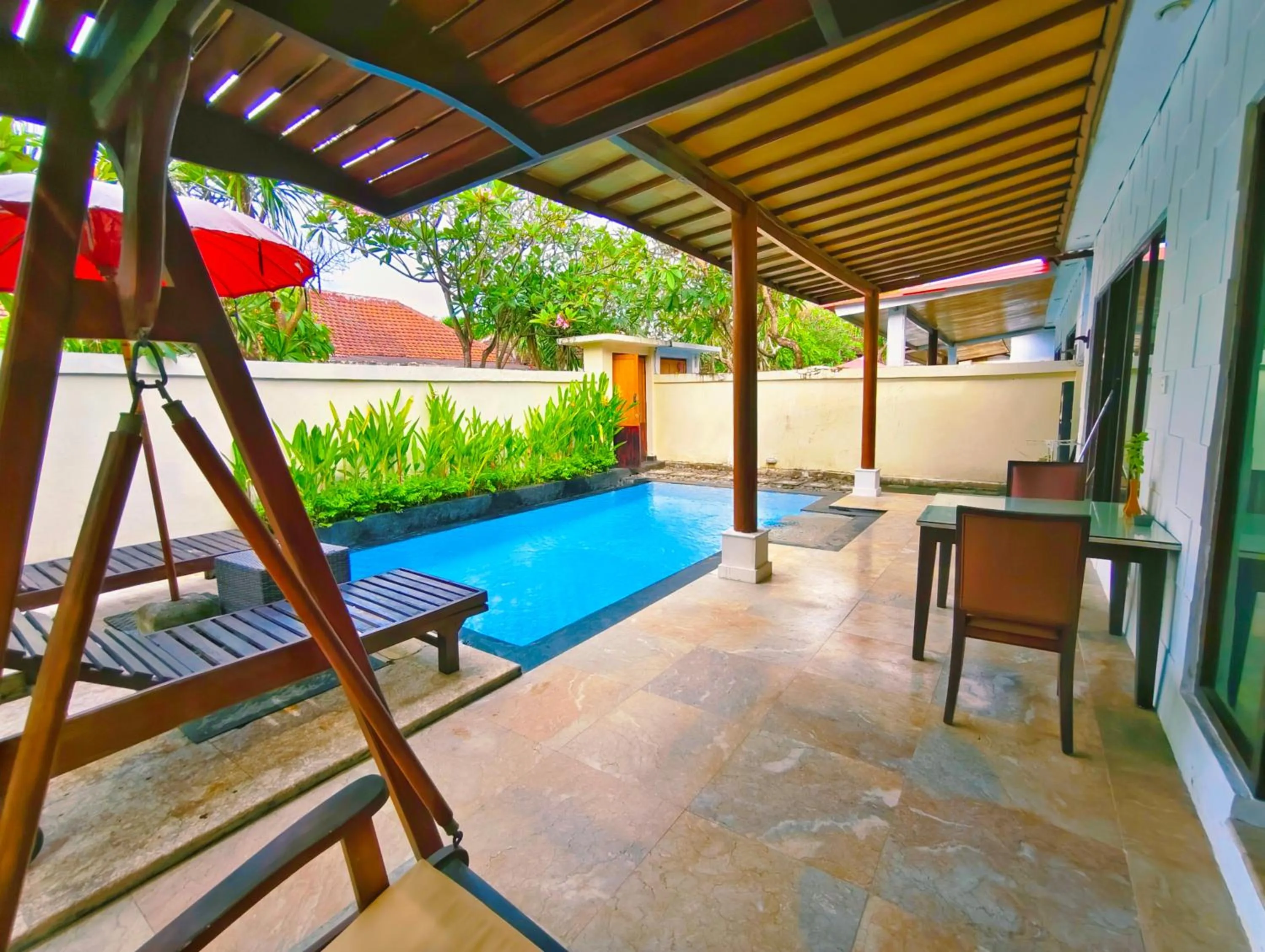 Swimming pool in Lavender Villa & Spa