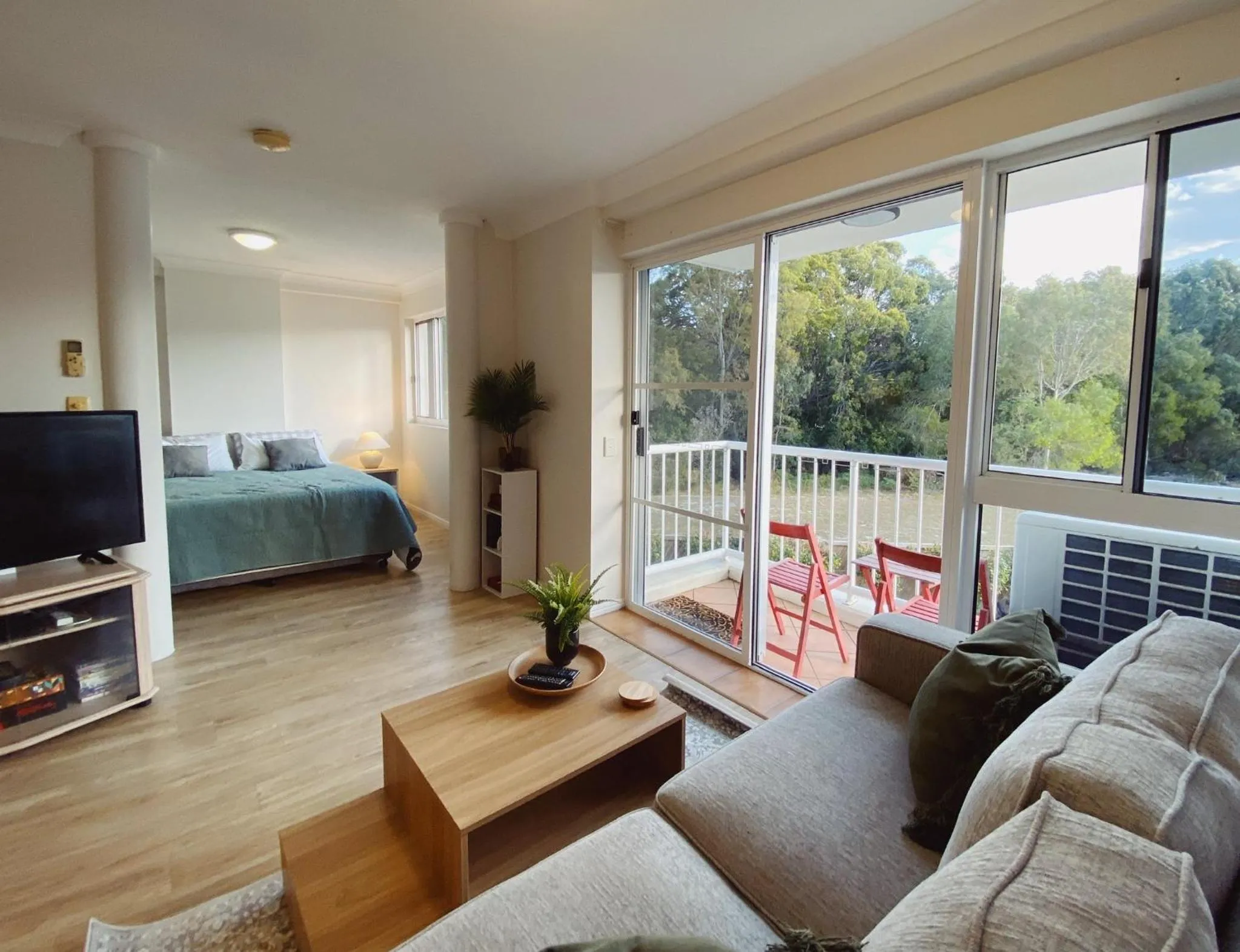 Bed in Fairways Golf & Beach Retreat Bribie Island