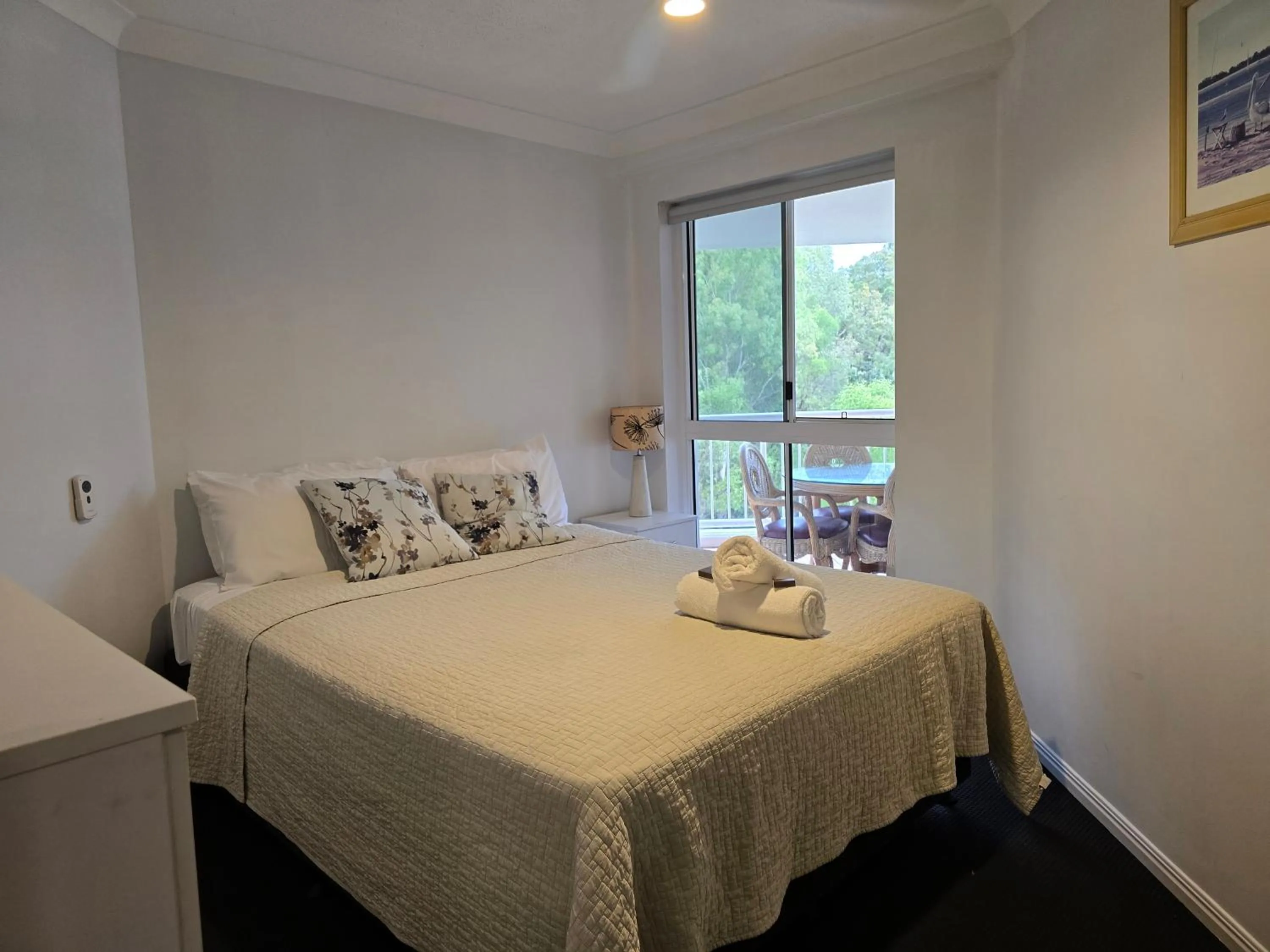 Bed in Fairways Golf & Beach Retreat Bribie Island