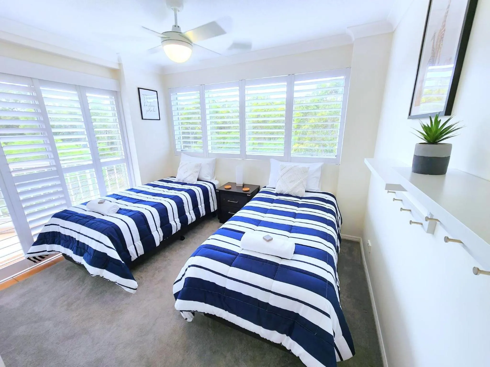 Bed in Fairways Golf & Beach Retreat Bribie Island